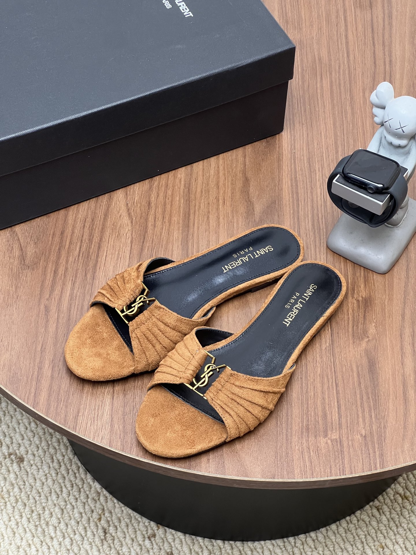 Cheap New Arrivals YSL Slippers For Women in 215904, $65 USD- [IB215904] - Replica YSL Sandals For Women