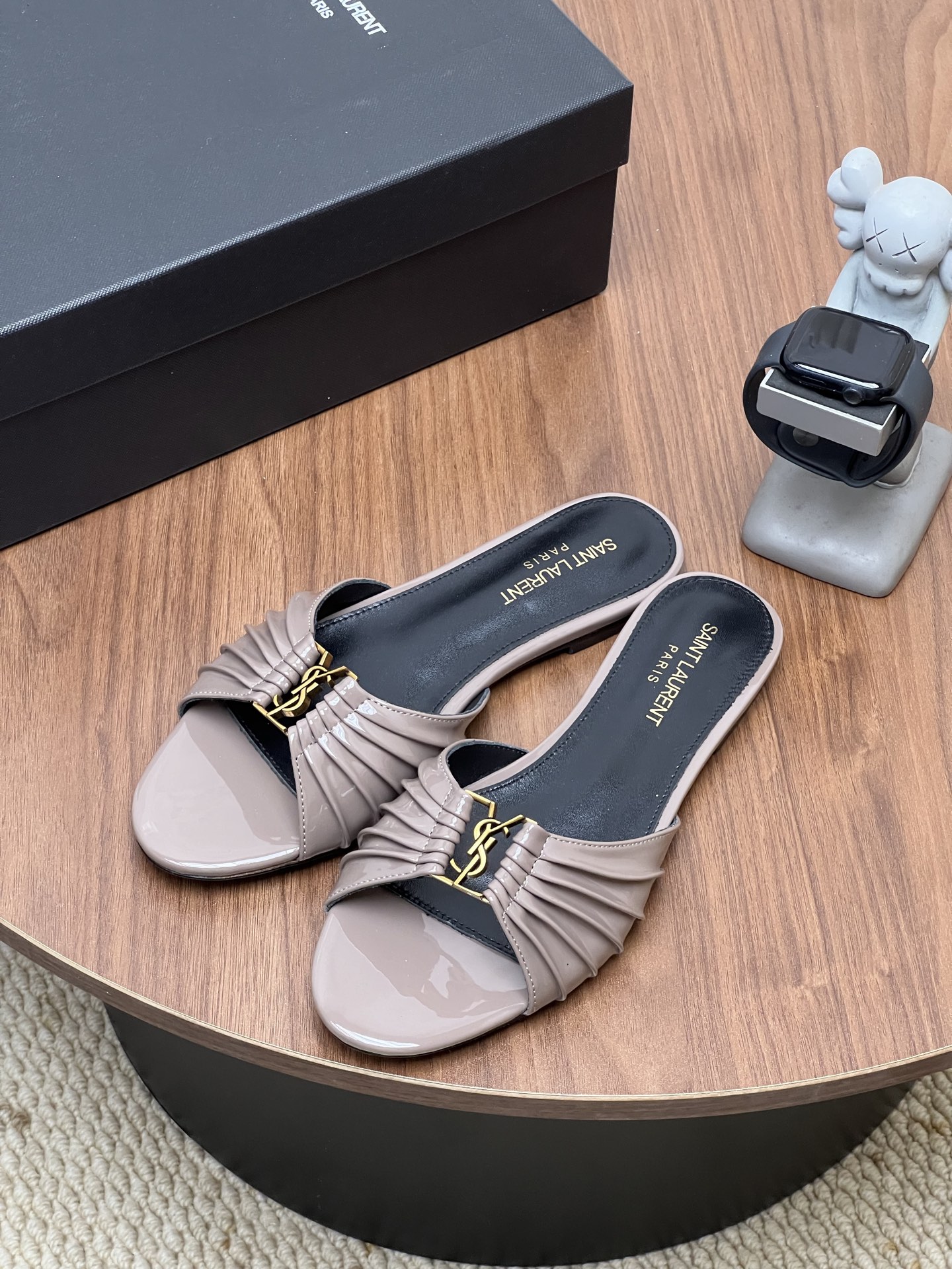 Cheap New Arrivals YSL Slippers For Women in 215905, $65 USD- [IB215905] - Replica YSL Sandals For Women