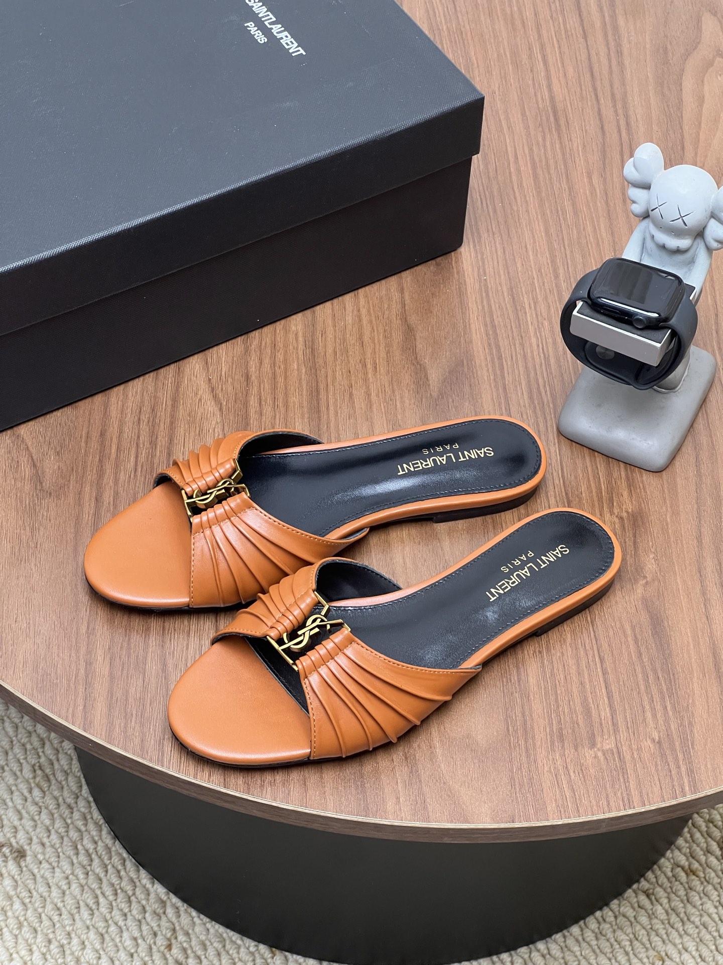 Cheap New Arrivals YSL Slippers For Women in 215906, $65 USD- [IB215906] - Replica YSL Sandals For Women