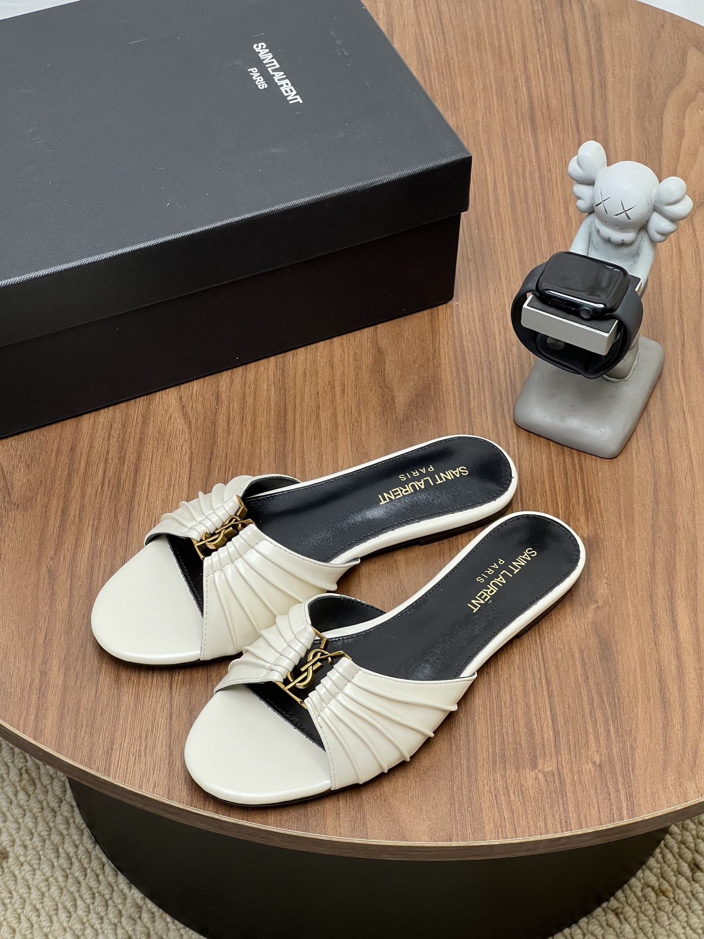 Cheap New Arrivals YSL Slippers For Women in 215911, $65 USD- [IB215911] - Replica YSL Sandals For Women