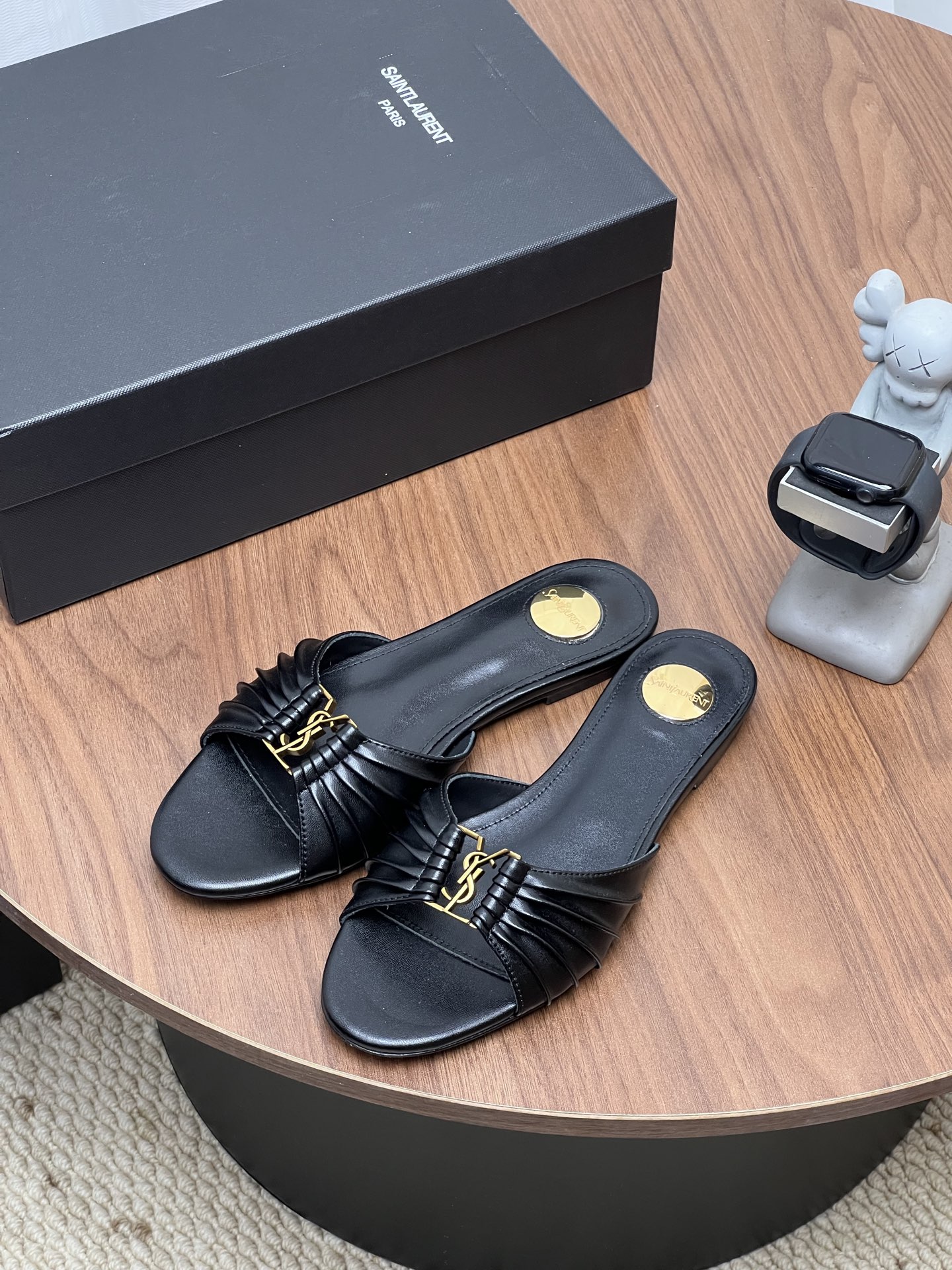 Cheap New Arrivals YSL Slippers For Women in 215913, $65 USD- [IB215913] - Replica YSL Sandals For Women