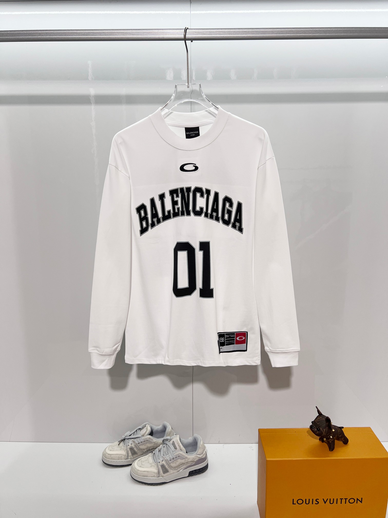 Cheap Balenciaga Long Sleeve T-Shirts in 216057, $35 USD- [IB216057] - Replica Balenciaga Long Sleeve T-Shirts