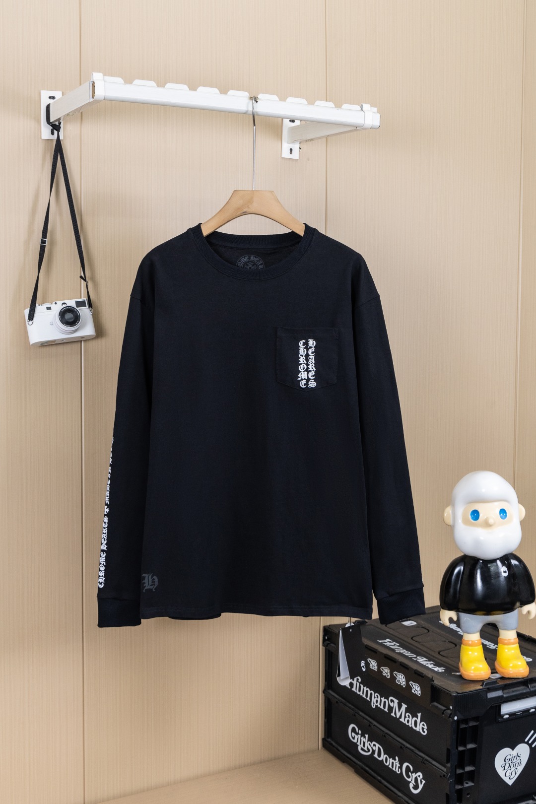 Cheap Chrome Hearts Long-Sleeved T-shirts in 216071, $35 USD- [IB216071] - Replica Chrome Hearts Long-Sleeved T-shirts