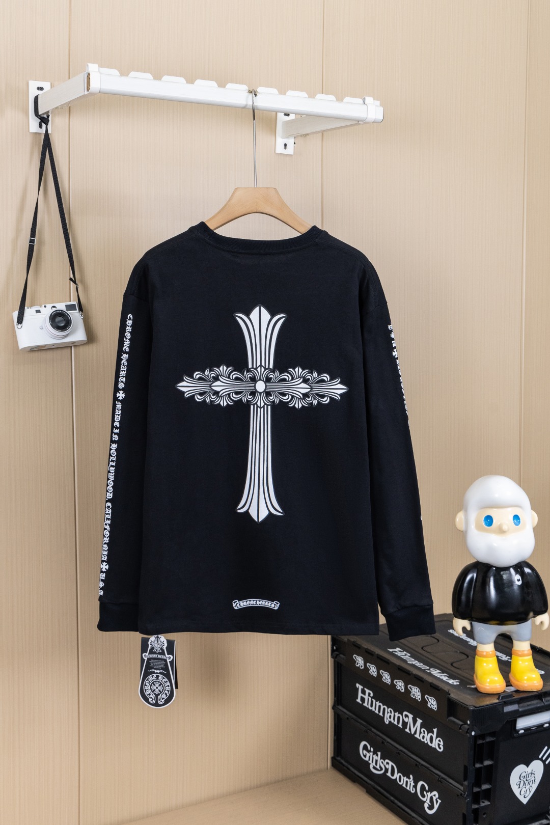 Cheap Chrome Hearts Long-Sleeved T-shirts in 216071, $35 USD- [IB216071] - Replica Chrome Hearts Long-Sleeved T-shirts