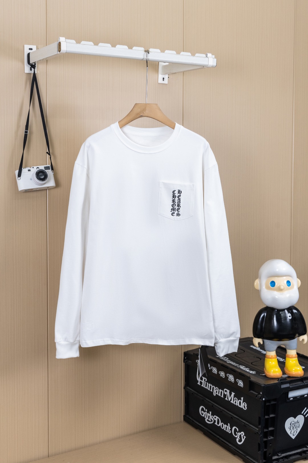 Cheap Chrome Hearts Long-Sleeved T-shirts in 216072, $35 USD- [IB216072] - Replica Chrome Hearts Long-Sleeved T-shirts
