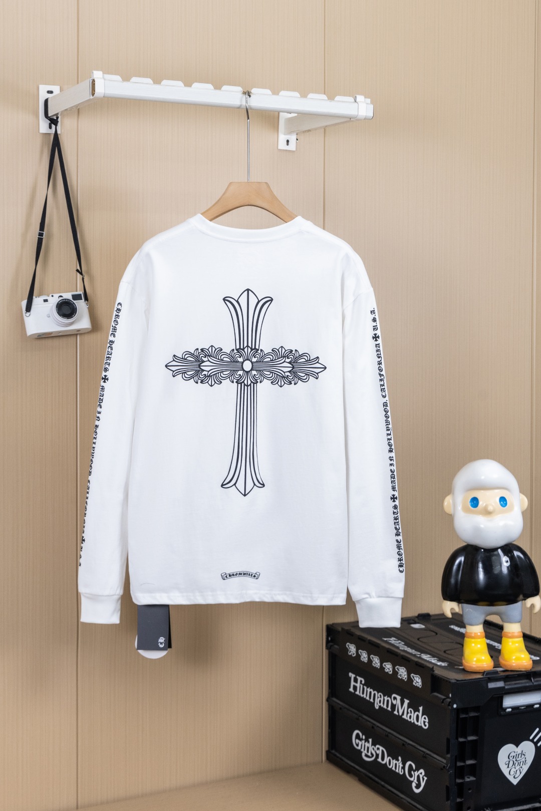 Cheap Chrome Hearts Long-Sleeved T-shirts in 216072, $35 USD- [IB216072] - Replica Chrome Hearts Long-Sleeved T-shirts
