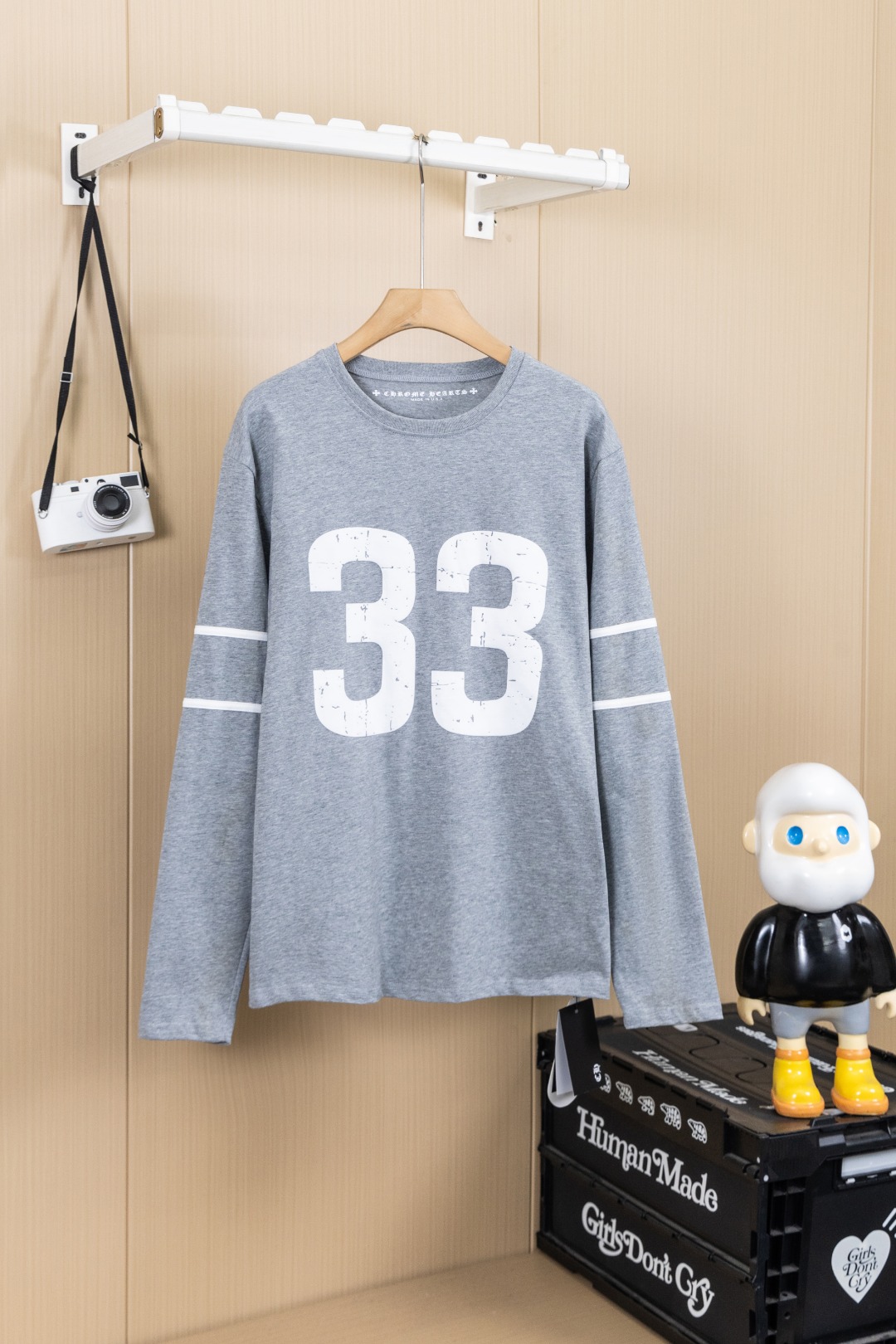 Cheap Chrome Hearts Long-Sleeved T-shirts in 216073, $35 USD- [IB216073] - Replica Chrome Hearts Long-Sleeved T-shirts