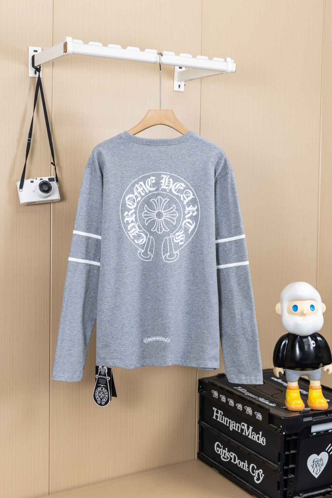 Cheap Chrome Hearts Long-Sleeved T-shirts in 216073, $35 USD- [IB216073] - Replica Chrome Hearts Long-Sleeved T-shirts