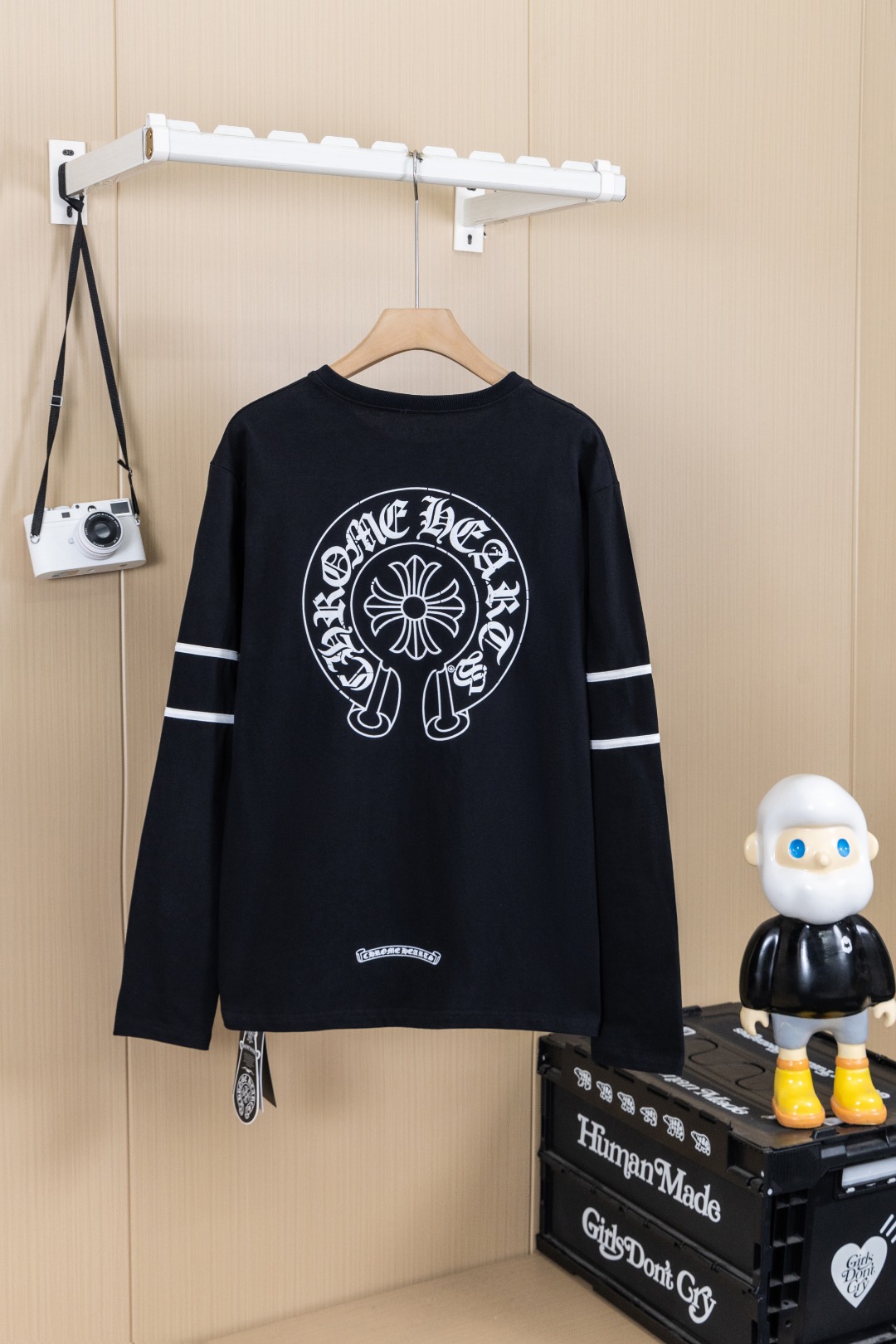 Cheap Chrome Hearts Long-Sleeved T-shirts in 216074, $35 USD- [IB216074] - Replica Chrome Hearts Long-Sleeved T-shirts