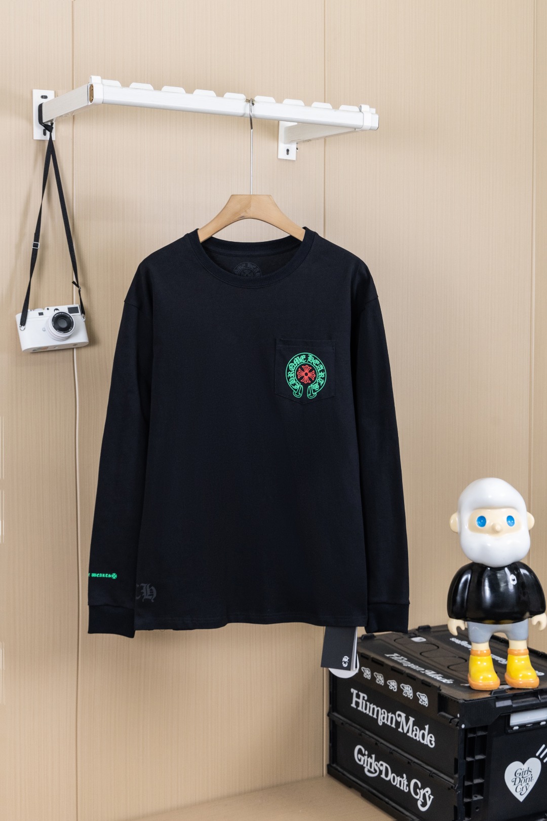 Cheap Chrome Hearts Long-Sleeved T-shirts in 216076, $35 USD- [IB216076] - Replica Chrome Hearts Long-Sleeved T-shirts