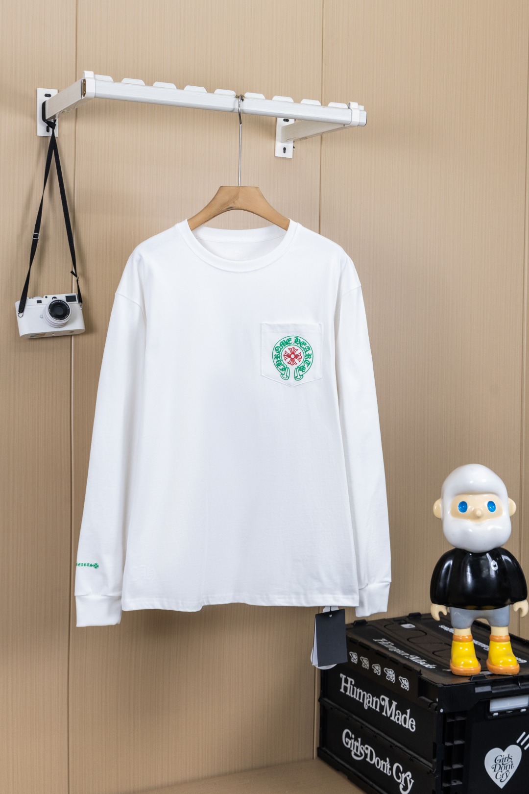 Cheap Chrome Hearts Long-Sleeved T-shirts in 216077, $35 USD- [IB216077] - Replica Chrome Hearts Long-Sleeved T-shirts
