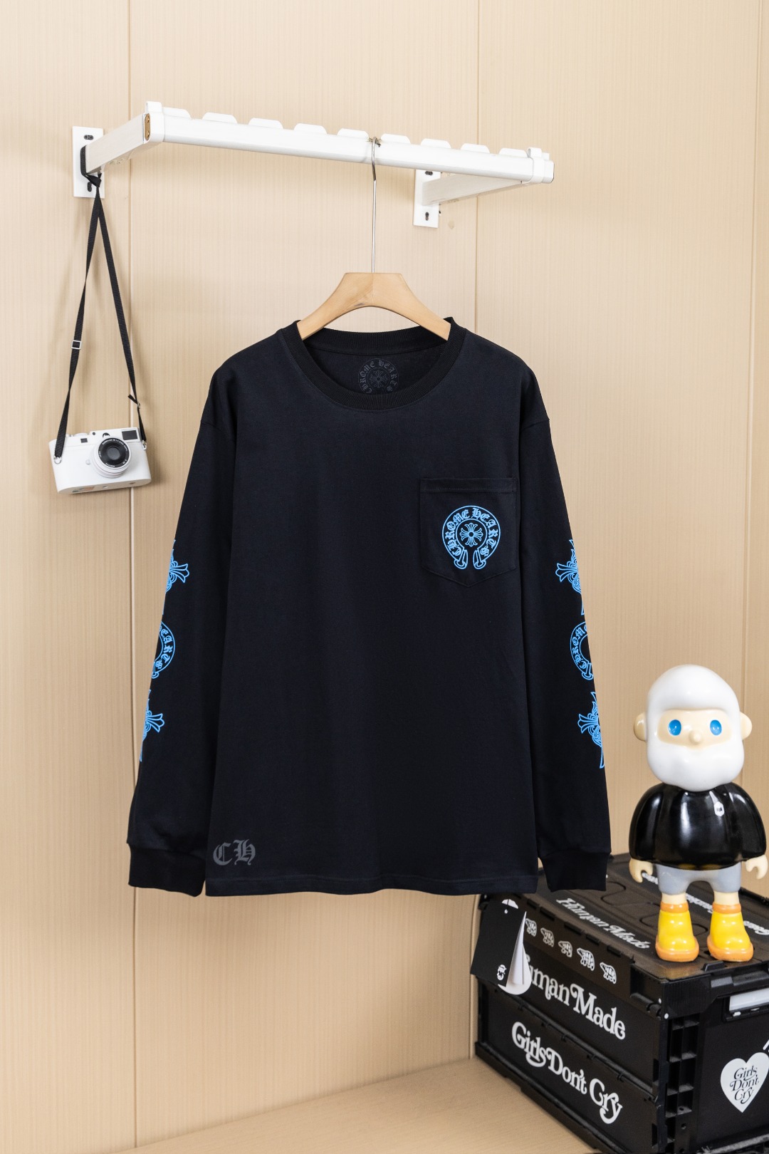 Cheap Chrome Hearts Long-Sleeved T-shirts in 216080, $35 USD- [IB216080] - Replica Chrome Hearts Long-Sleeved T-shirts