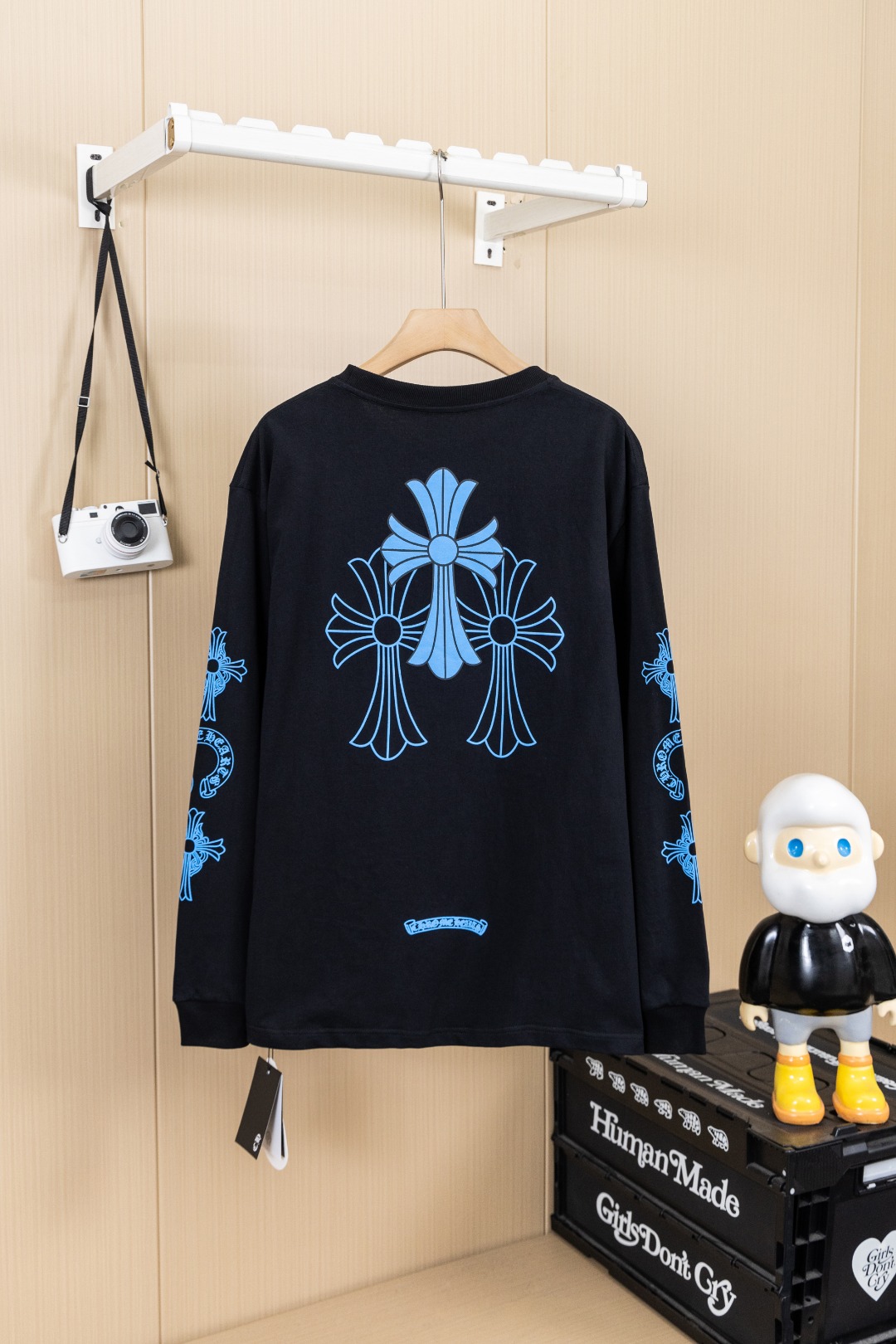 Cheap Chrome Hearts Long-Sleeved T-shirts in 216080, $35 USD- [IB216080] - Replica Chrome Hearts Long-Sleeved T-shirts