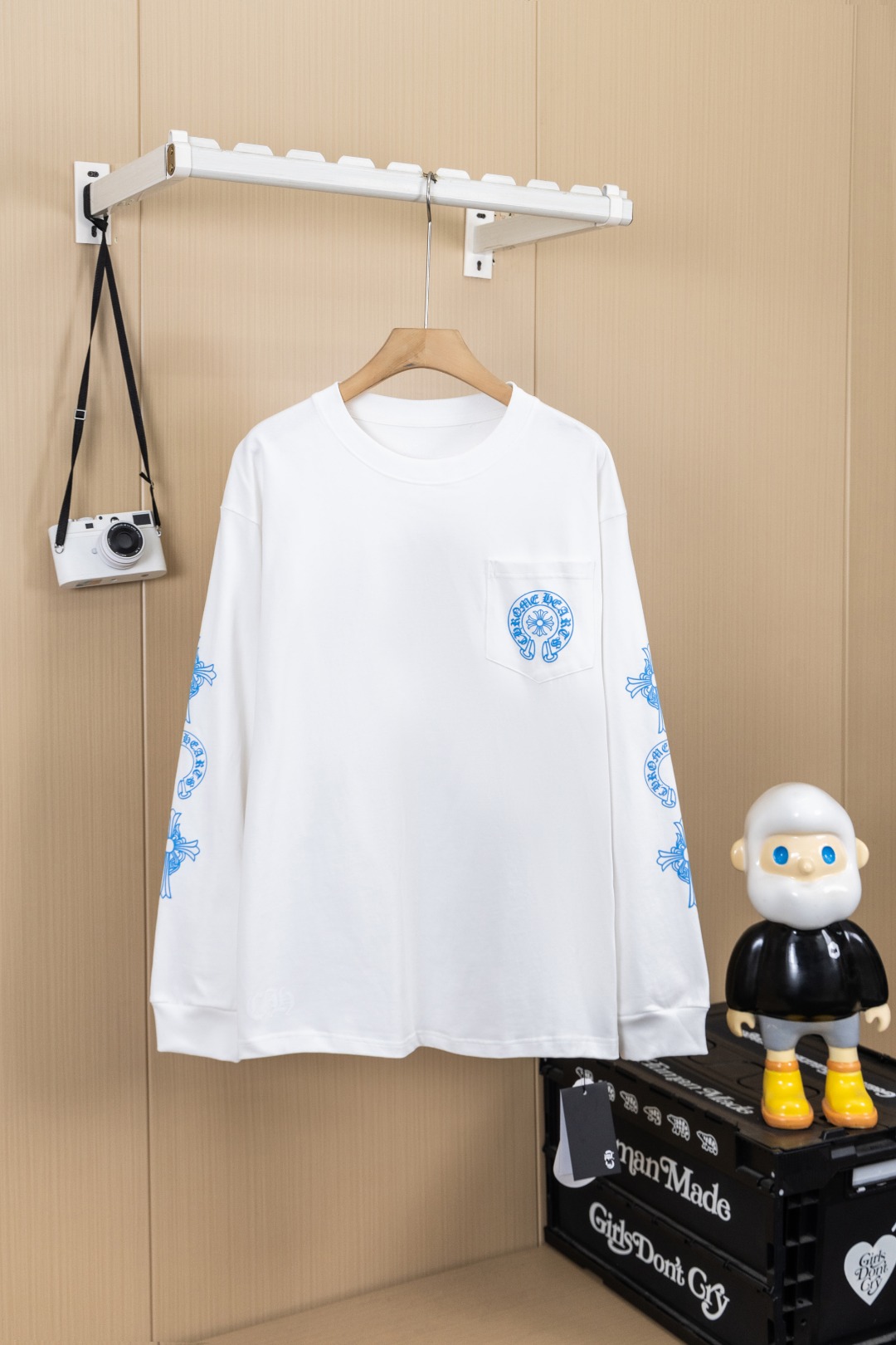 Cheap Chrome Hearts Long-Sleeved T-shirts in 216081, $35 USD- [IB216081] - Replica Chrome Hearts Long-Sleeved T-shirts