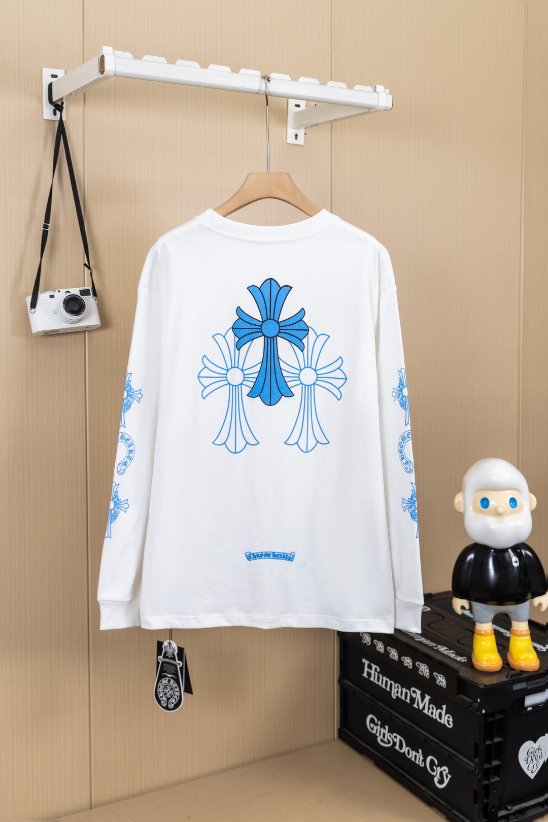 Cheap Chrome Hearts Long-Sleeved T-shirts in 216081, $35 USD- [IB216081] - Replica Chrome Hearts Long-Sleeved T-shirts