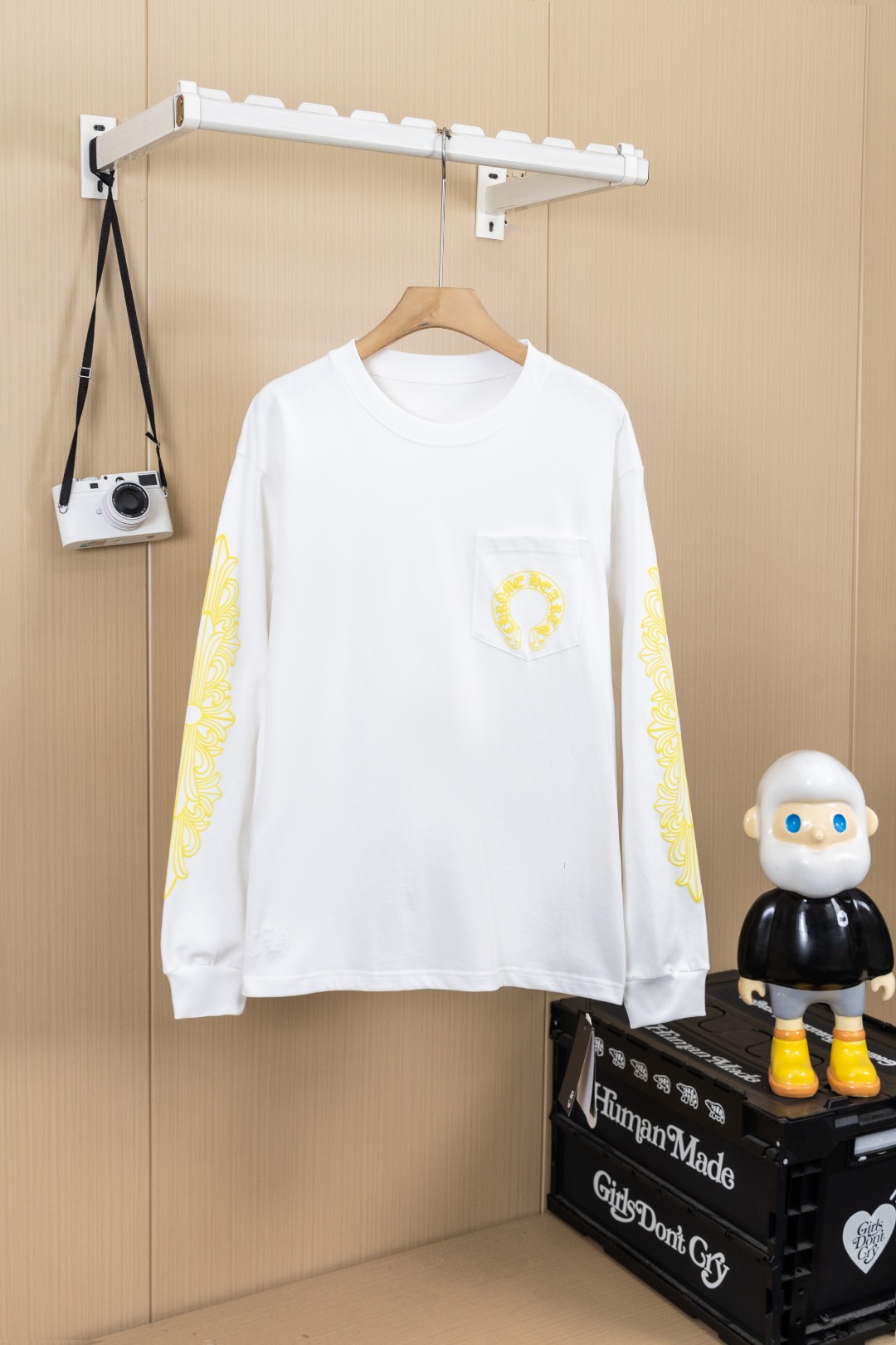 Cheap Chrome Hearts Long-Sleeved T-shirts in 216082, $35 USD- [IB216082] - Replica Chrome Hearts Long-Sleeved T-shirts