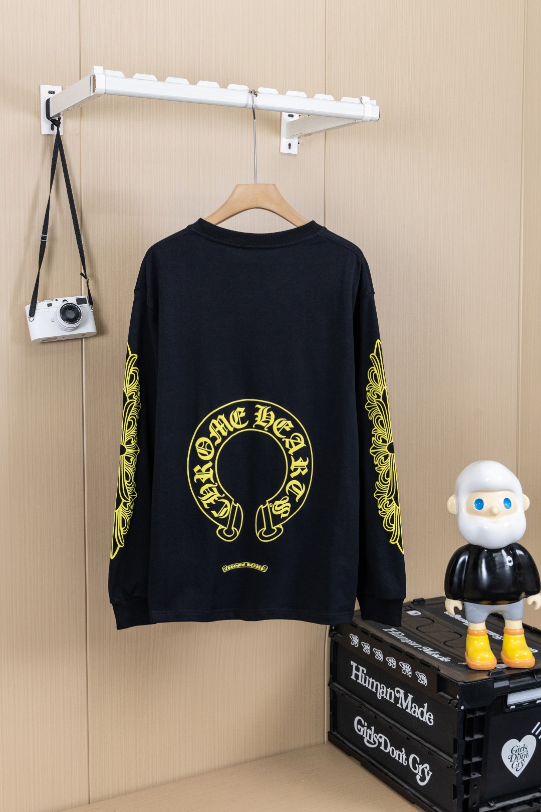 Cheap Chrome Hearts Long-Sleeved T-shirts in 216083, $35 USD- [IB216083] - Replica Chrome Hearts Long-Sleeved T-shirts