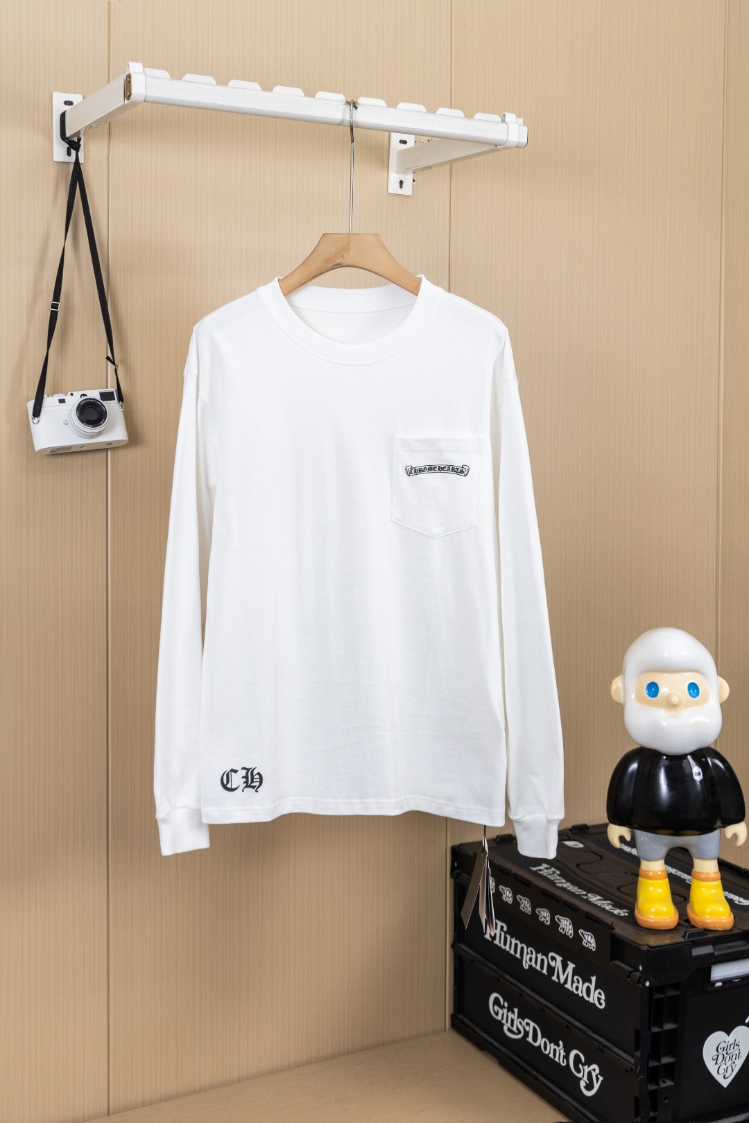 Cheap Chrome Hearts Long-Sleeved T-shirts in 216086, $35 USD- [IB216086] - Replica Chrome Hearts Long-Sleeved T-shirts