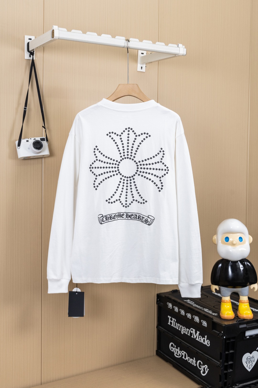 Cheap Chrome Hearts Long-Sleeved T-shirts in 216086, $35 USD- [IB216086] - Replica Chrome Hearts Long-Sleeved T-shirts