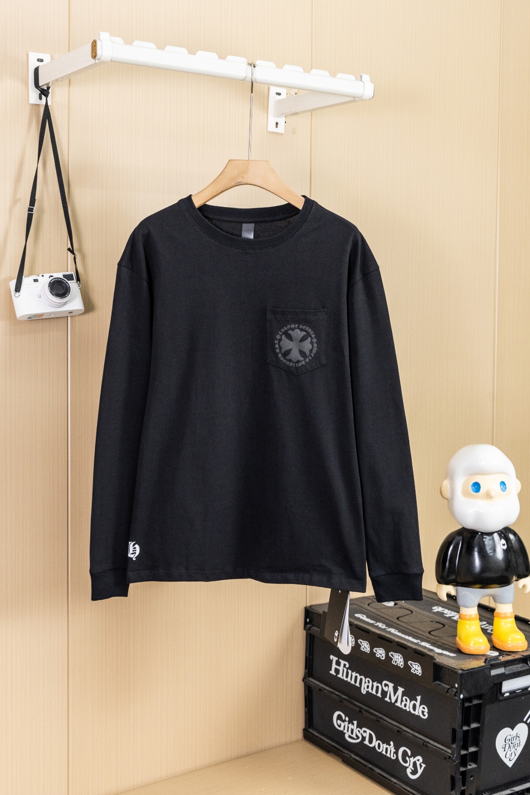 Cheap Chrome Hearts Long-Sleeved T-shirts in 216088, $35 USD- [IB216088] - Replica Chrome Hearts Long-Sleeved T-shirts