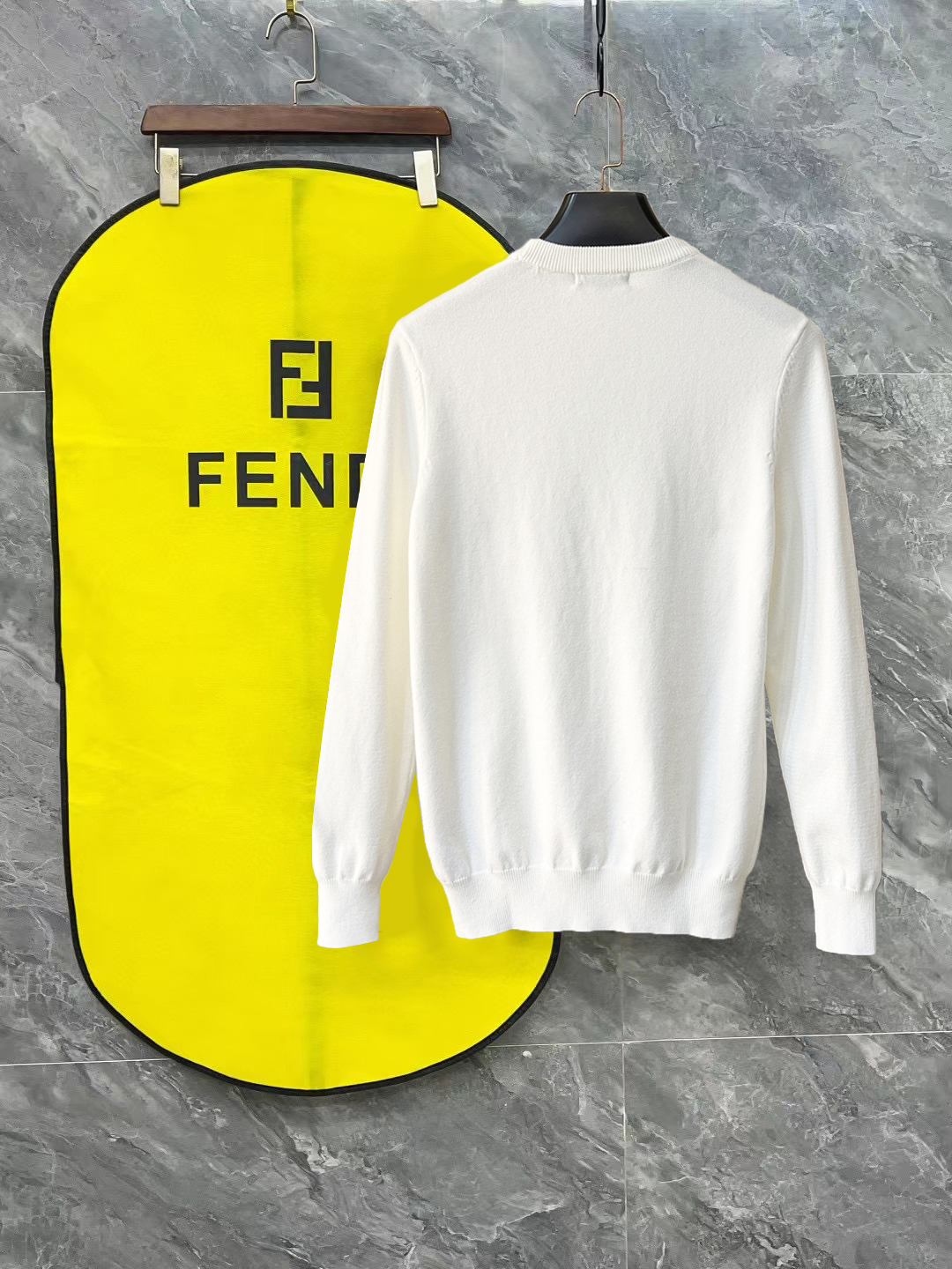 Cheap Fendi Sweaters for Men in 216096, $45 USD- [IB216096] - Replica Fendi Sweaters for Men