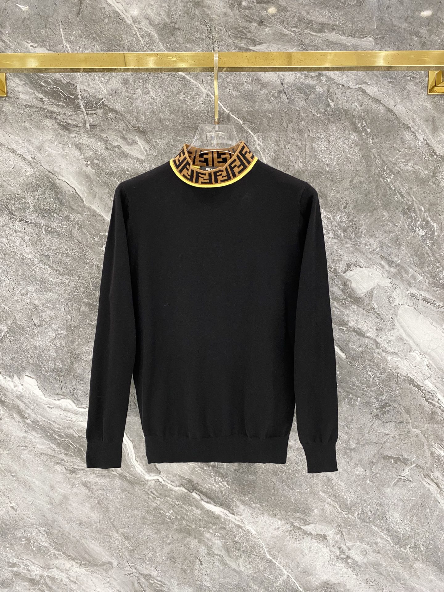 Cheap Fendi Sweaters for Men in 216097, $45 USD- [IB216097] - Replica Fendi Sweaters for Men