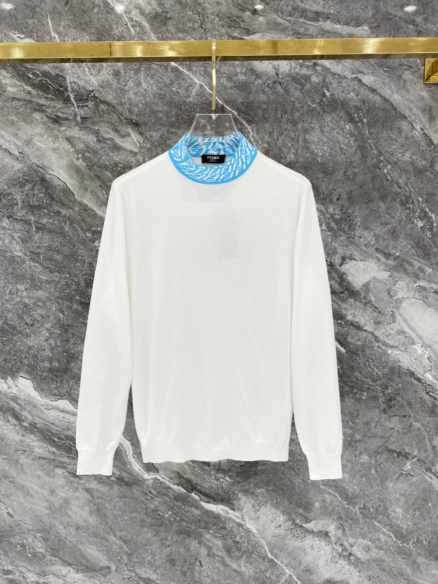 Cheap Fendi Sweaters for Men in 216098, $45 USD- [IB216098] - Replica Fendi Sweaters for Men