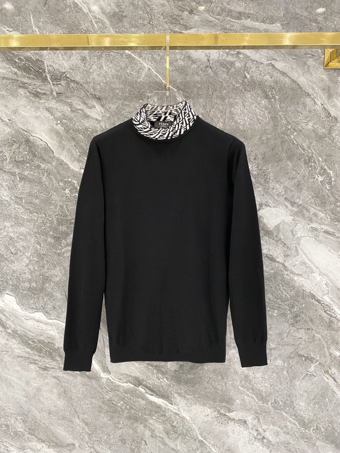 Cheap Fendi Sweaters for Men in 216099, $45 USD- [IB216099] - Replica Fendi Sweaters for Men