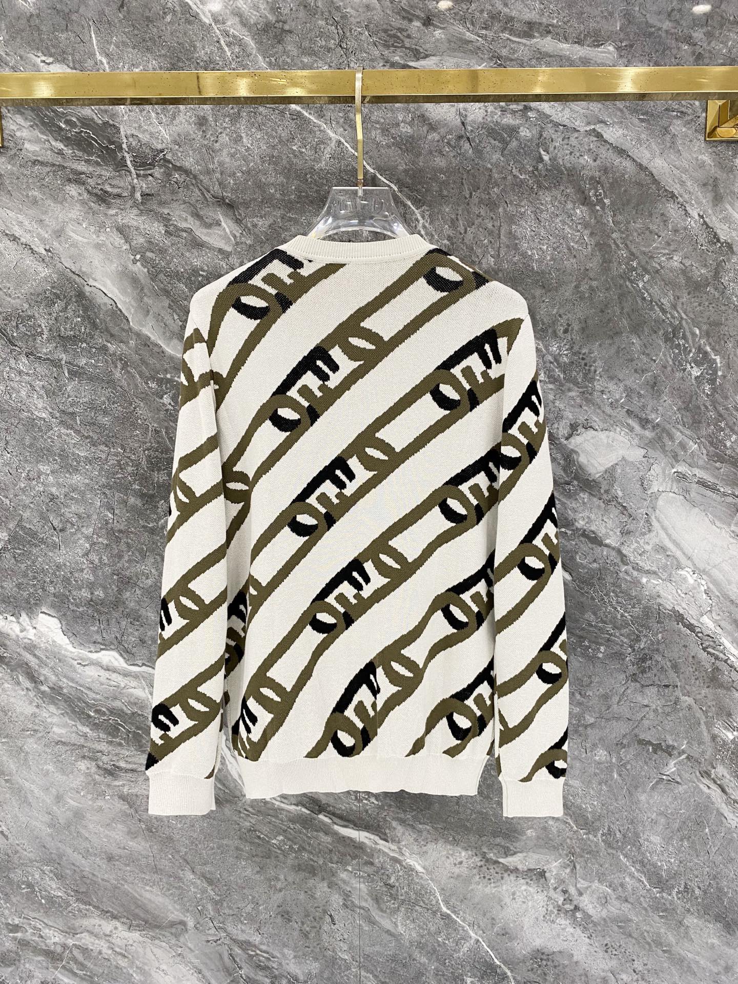 Cheap Fendi Sweaters for Men in 216100, $45 USD- [IB216100] - Replica Fendi Sweaters for Men