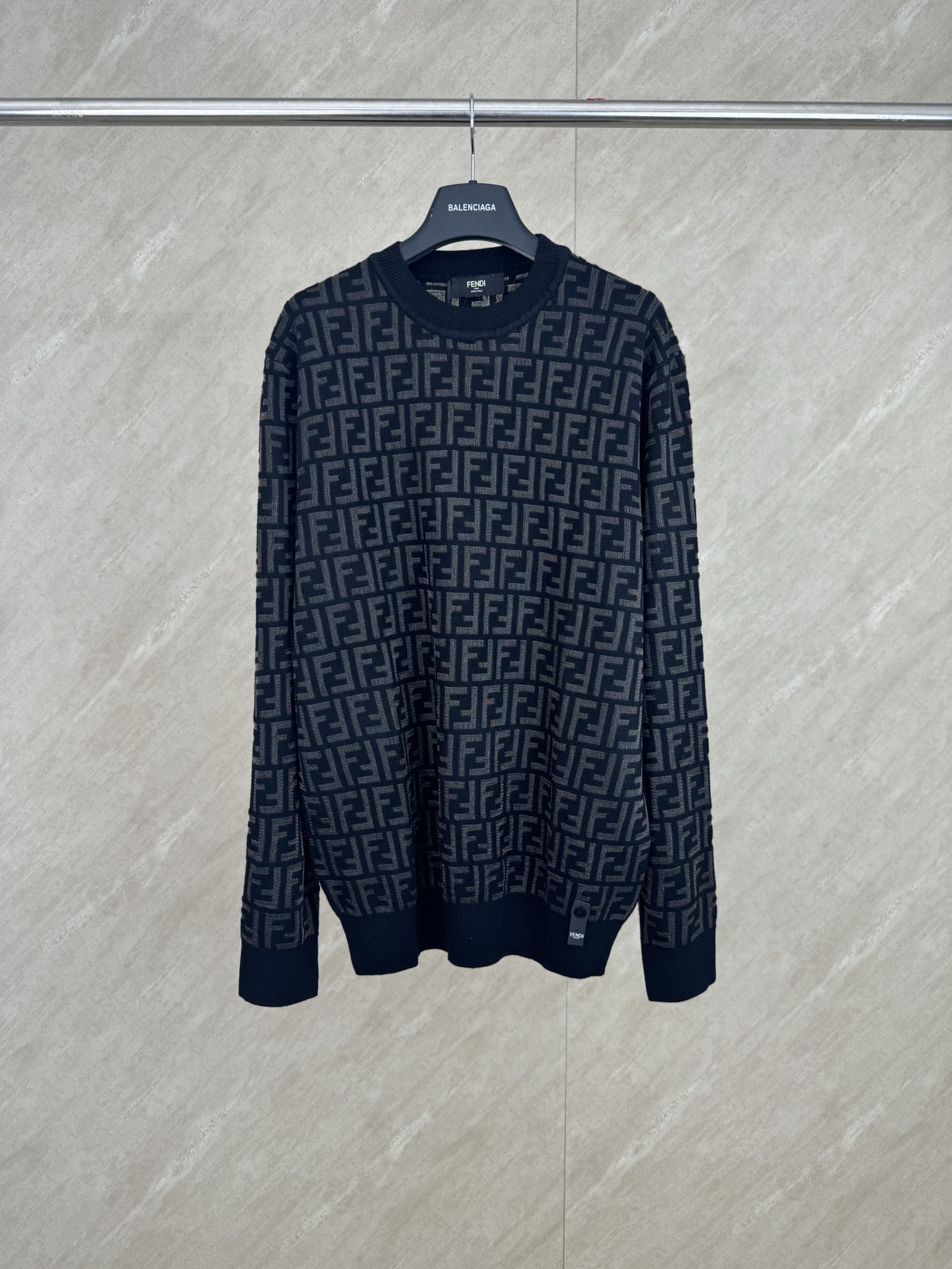 Cheap Fendi Sweaters for Men in 216103, $45 USD- [IB216103] - Replica Fendi Sweaters for Men