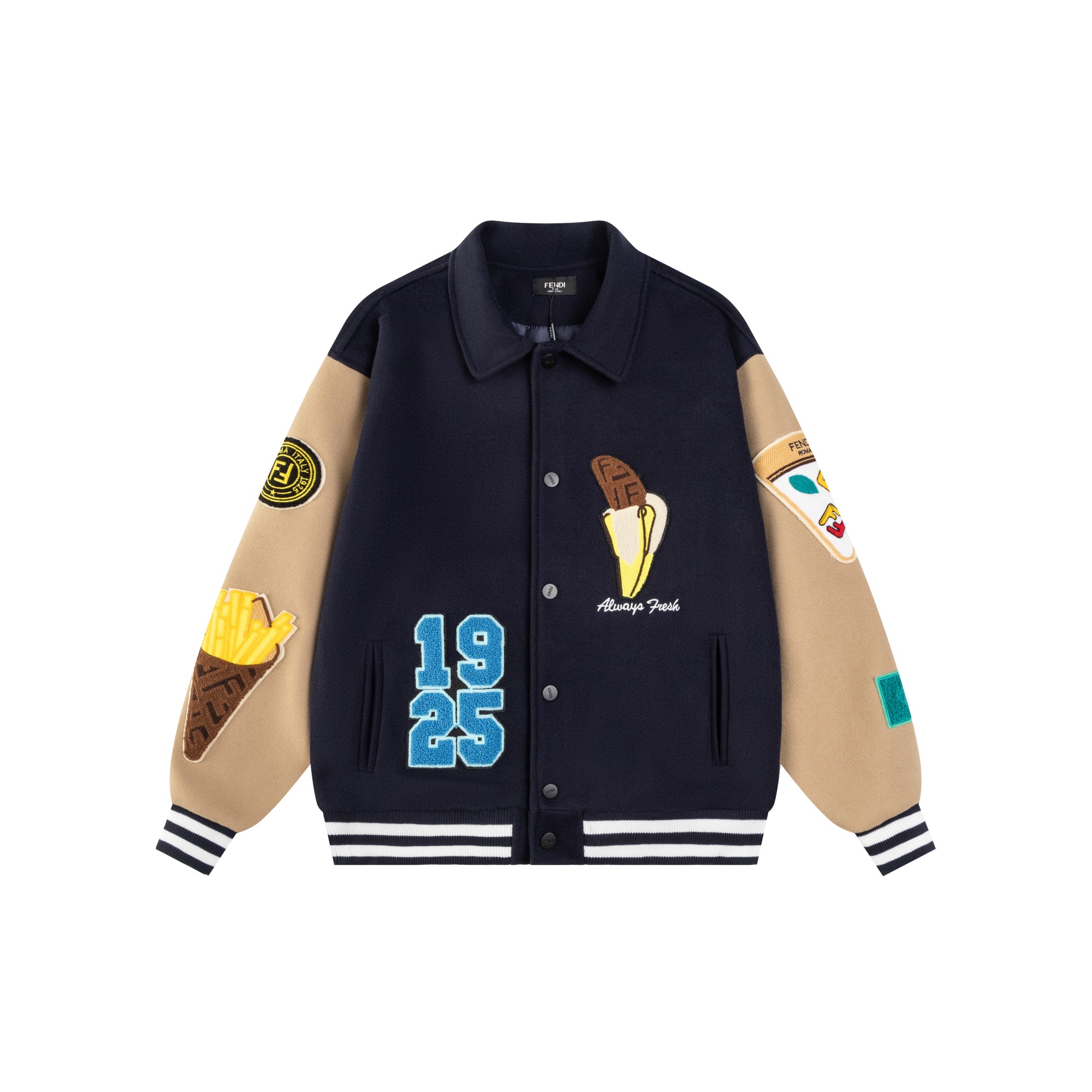 Cheap Fendi Jackets For Men in 216105, $65 USD- [IB216105] - Replica Fendi Jackets For Men