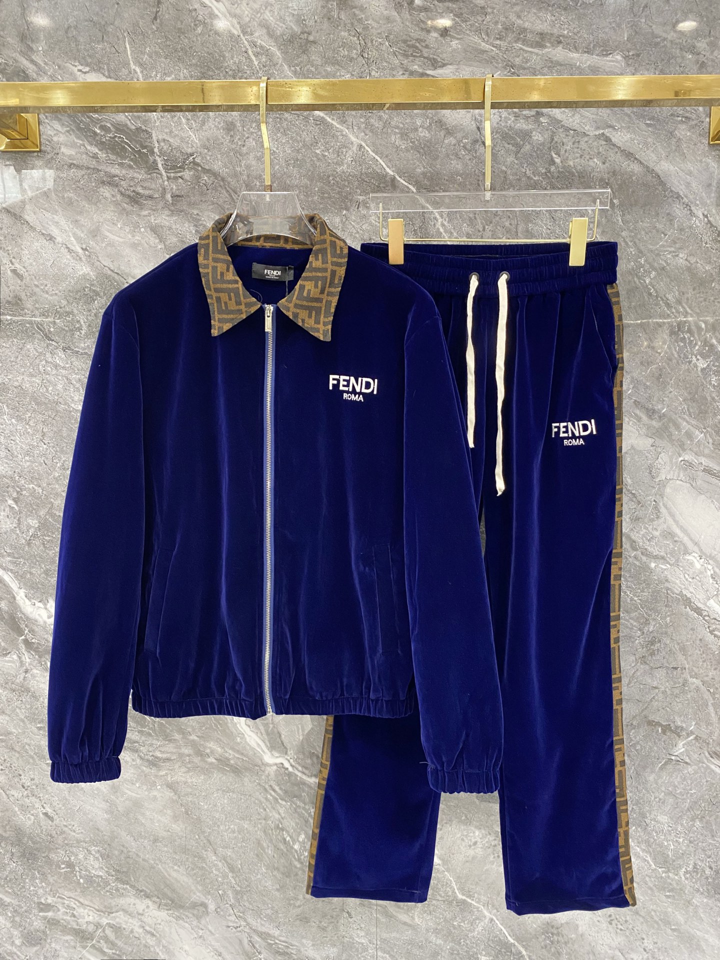 Cheap Fendi Tracksuits for Men in 216108, $105 USD- [IB216108] - Replica Fendi Tracksuits for Men