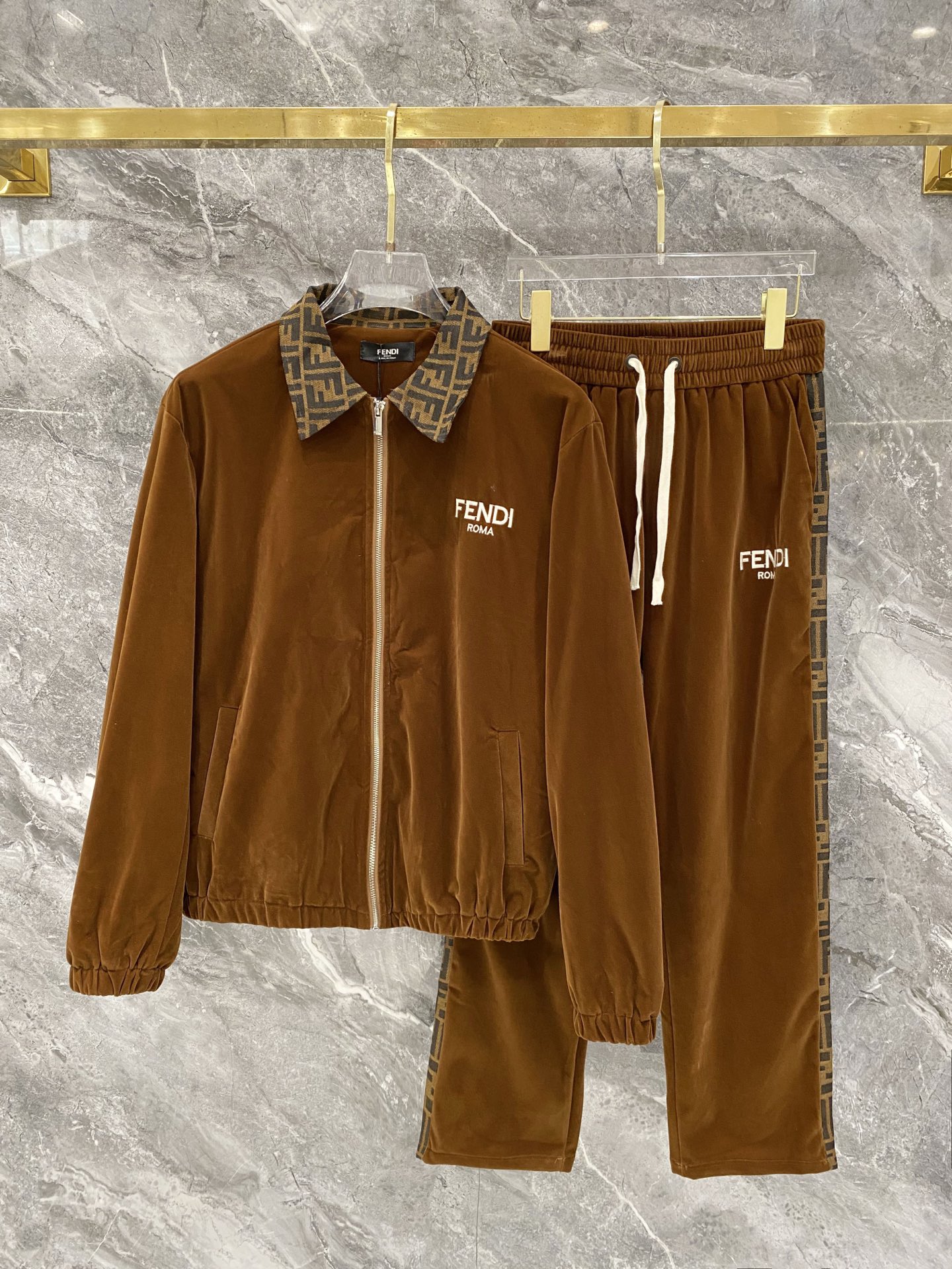 Cheap Fendi Tracksuits for Men in 216109, $105 USD- [IB216109] - Replica Fendi Tracksuits for Men