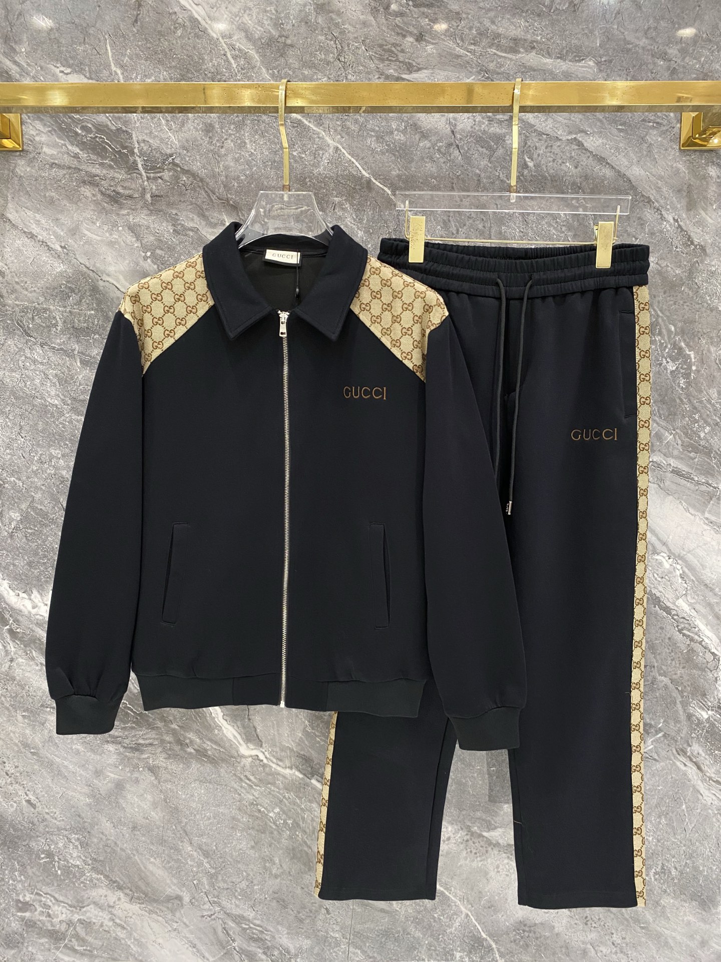 Cheap Gucci Tracksuits for Men in 216123, $105 USD- [IB216123] - Replica Gucci Tracksuits for Men