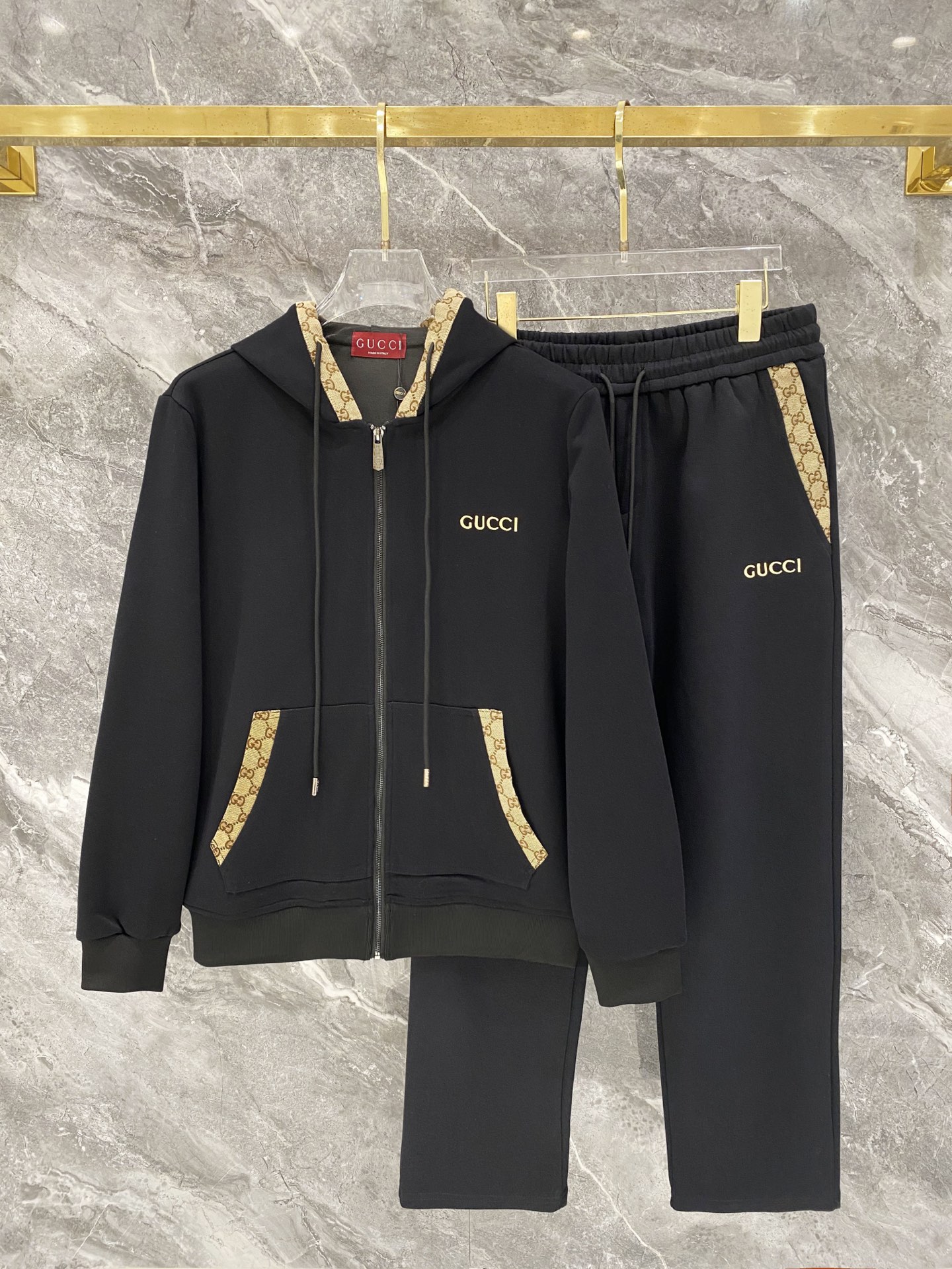 Cheap Gucci Tracksuits for Men in 216147, $105 USD- [IB216147] - Replica Gucci Tracksuits for Men