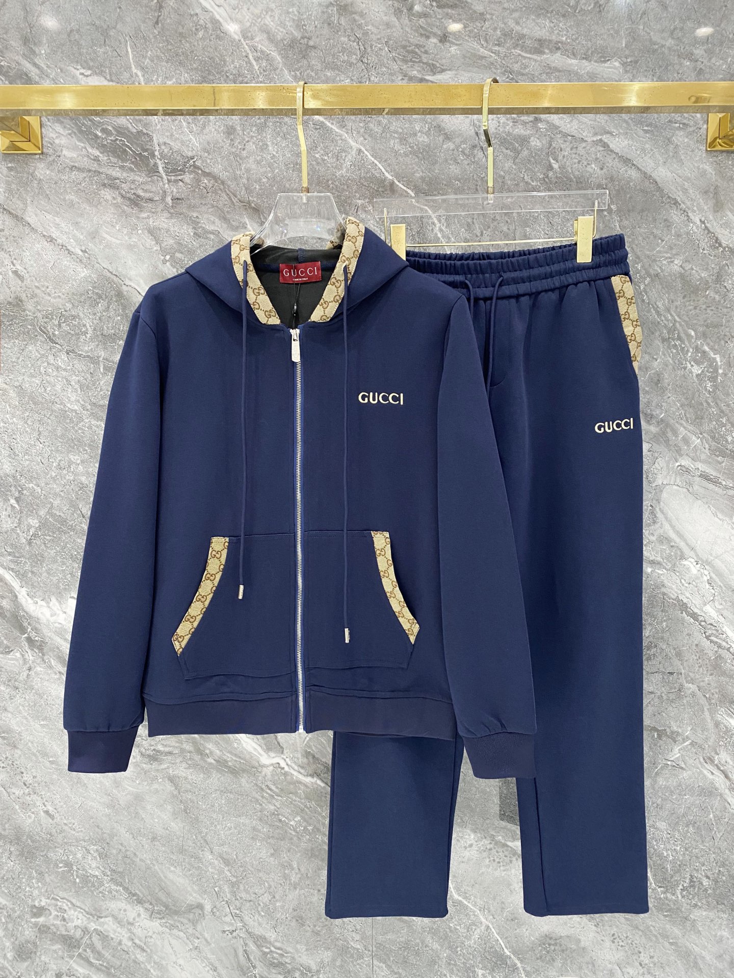 Cheap Gucci Tracksuits for Men in 216159, $105 USD- [IB216159] - Replica Gucci Tracksuits for Men