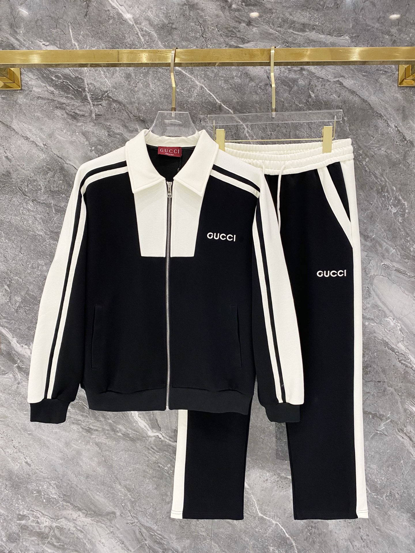Cheap Gucci Tracksuits for Men in 216165, $105 USD- [IB216165] - Replica Gucci Tracksuits for Men