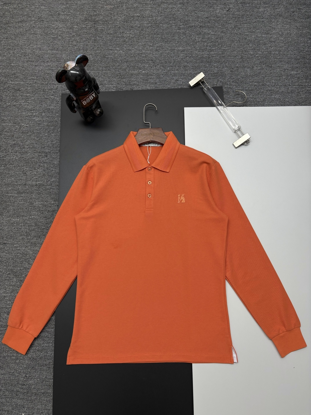 Cheap Hernes Long-Sleeved Polo T-Shirts for Men in 216203, $40 USD- [IB216203] - Replica Hernes Long-Sleeved Polo T-Shirts for Men