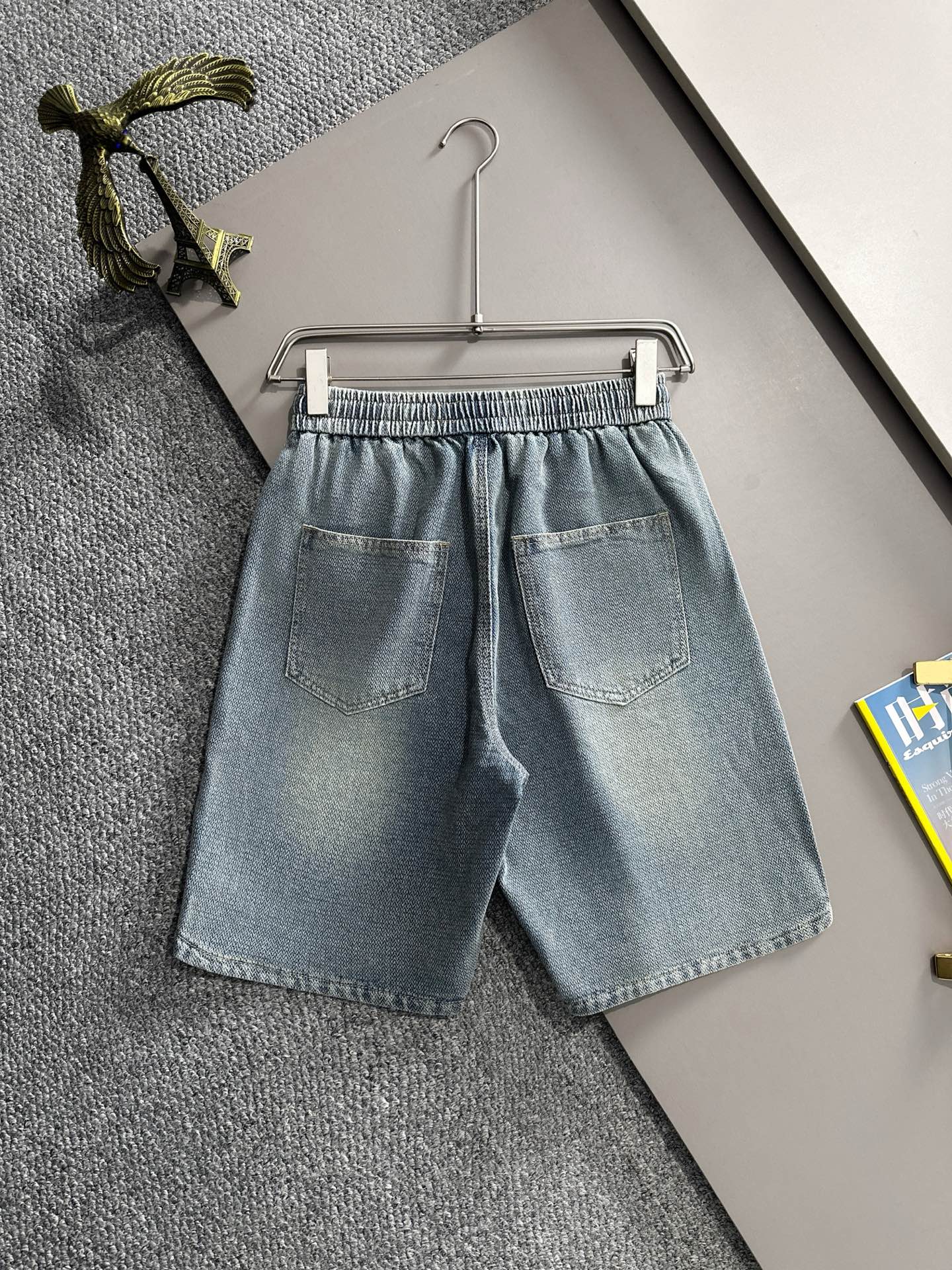 Cheap Louis Vuitton Short Jeans For Men in 216220, $55 USD- [IB216220] - Replica Louis Vuitton Short Jeans For Men