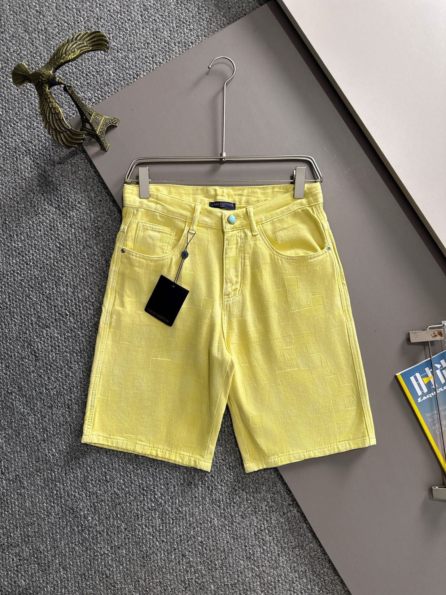 Cheap Louis Vuitton Short Jeans For Men in 216222, $55 USD- [IB216222] - Replica Louis Vuitton Short Jeans For Men