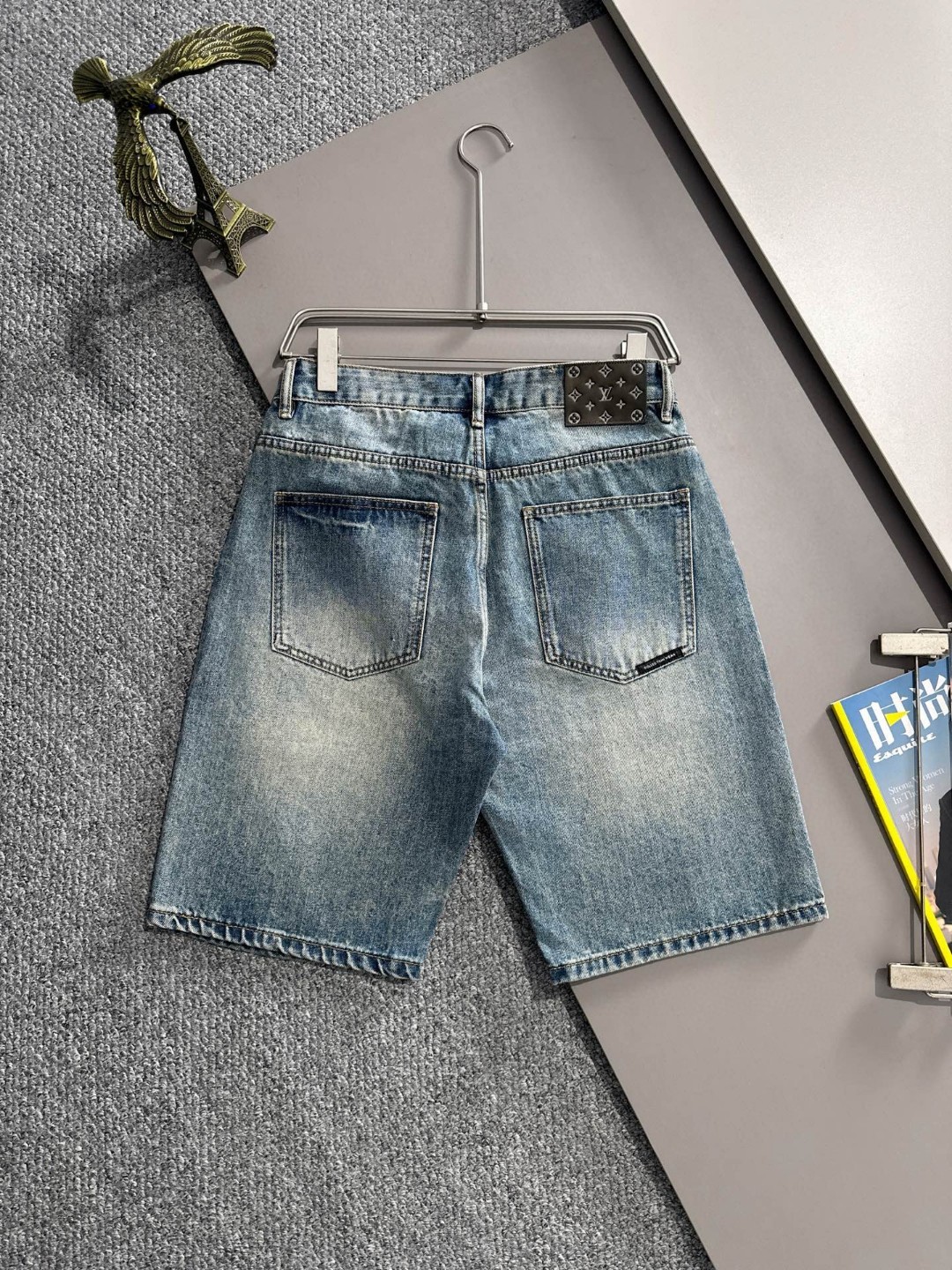 Cheap Louis Vuitton Short Jeans For Men in 216229, $55 USD- [IB216229] - Replica Louis Vuitton Short Jeans For Men