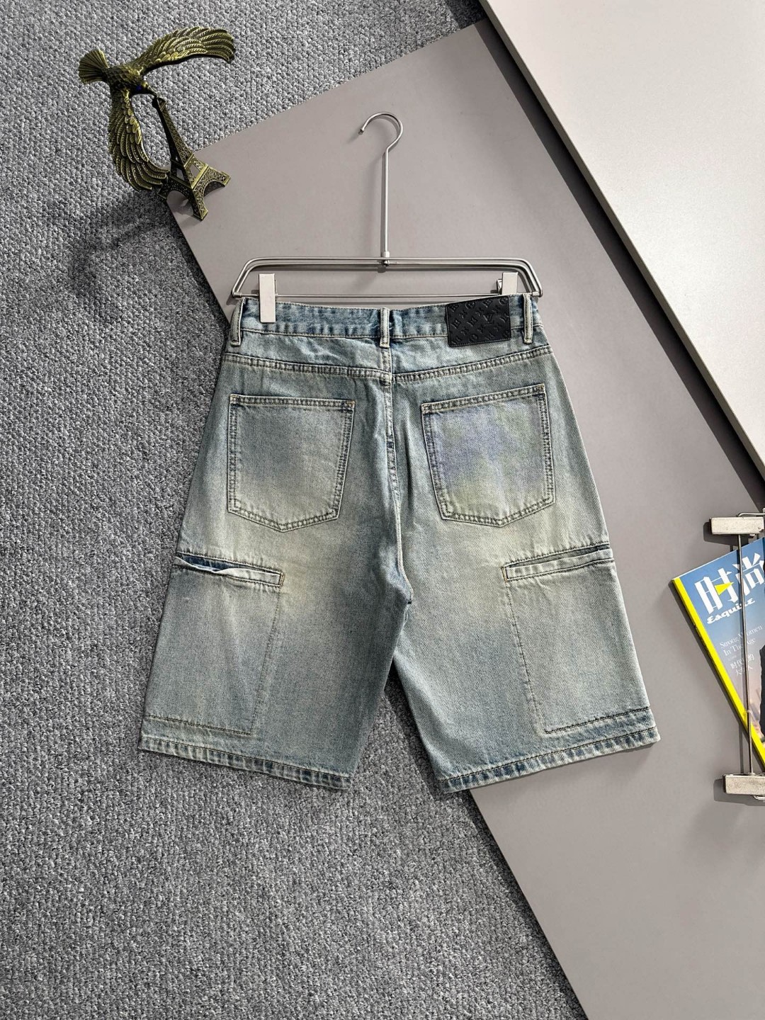 Cheap Louis Vuitton Short Jeans For Men in 216230, $55 USD- [IB216230] - Replica Louis Vuitton Short Jeans For Men