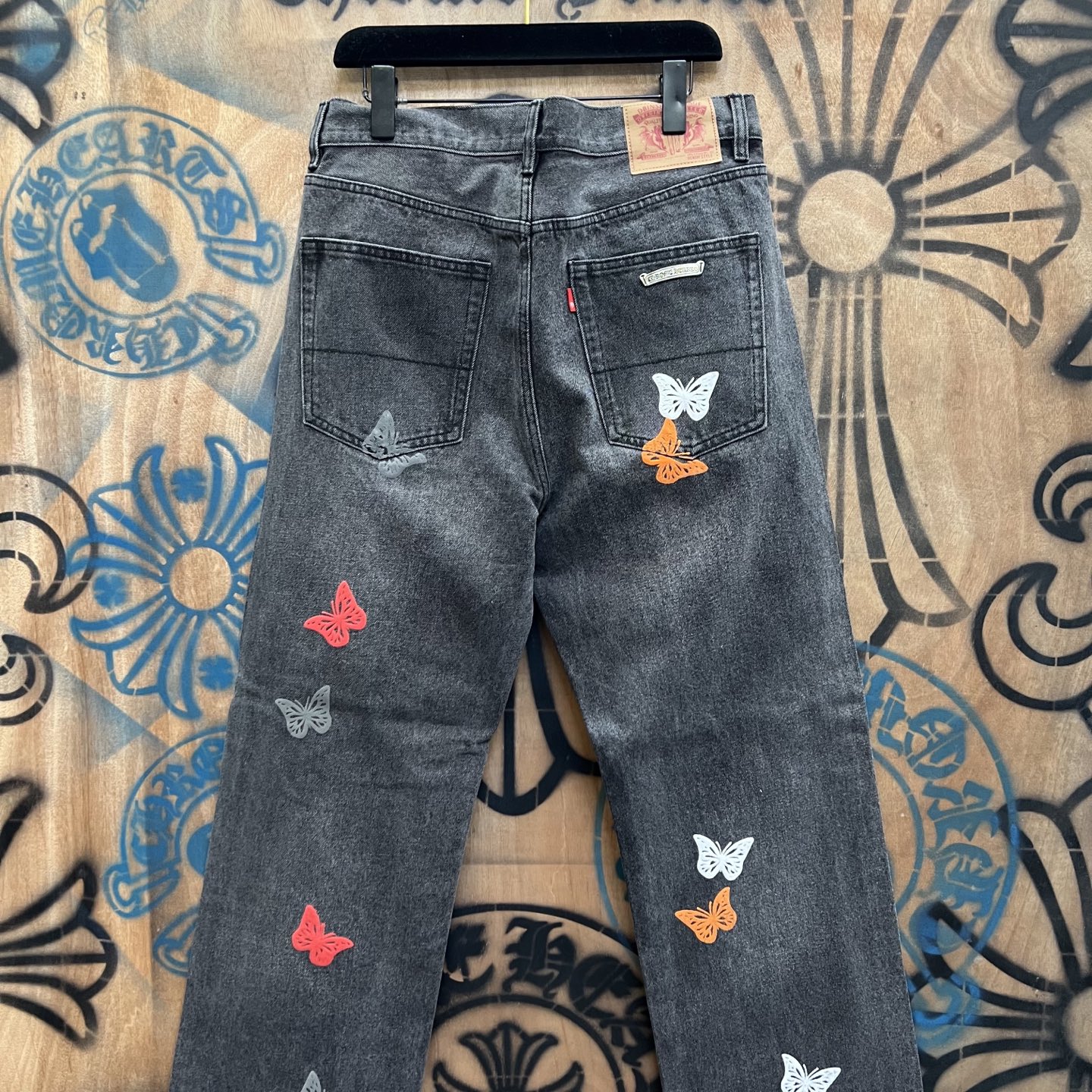 Cheap Chrome Hearts Jeans in 216298, $80 USD- [IB216298] - Replica Chrome Hearts Jeans