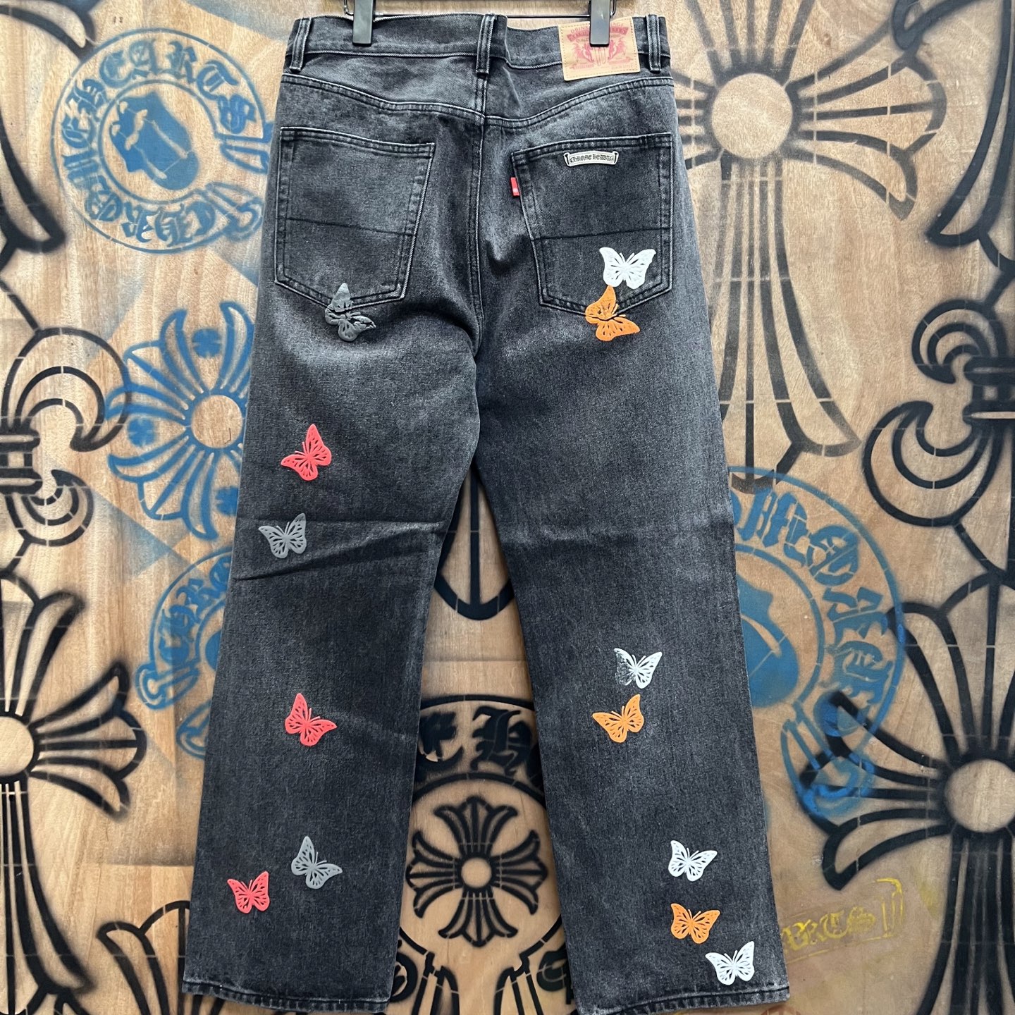 Cheap Chrome Hearts Jeans in 216300, $80 USD- [IB216300] - Replica Chrome Hearts Jeans
