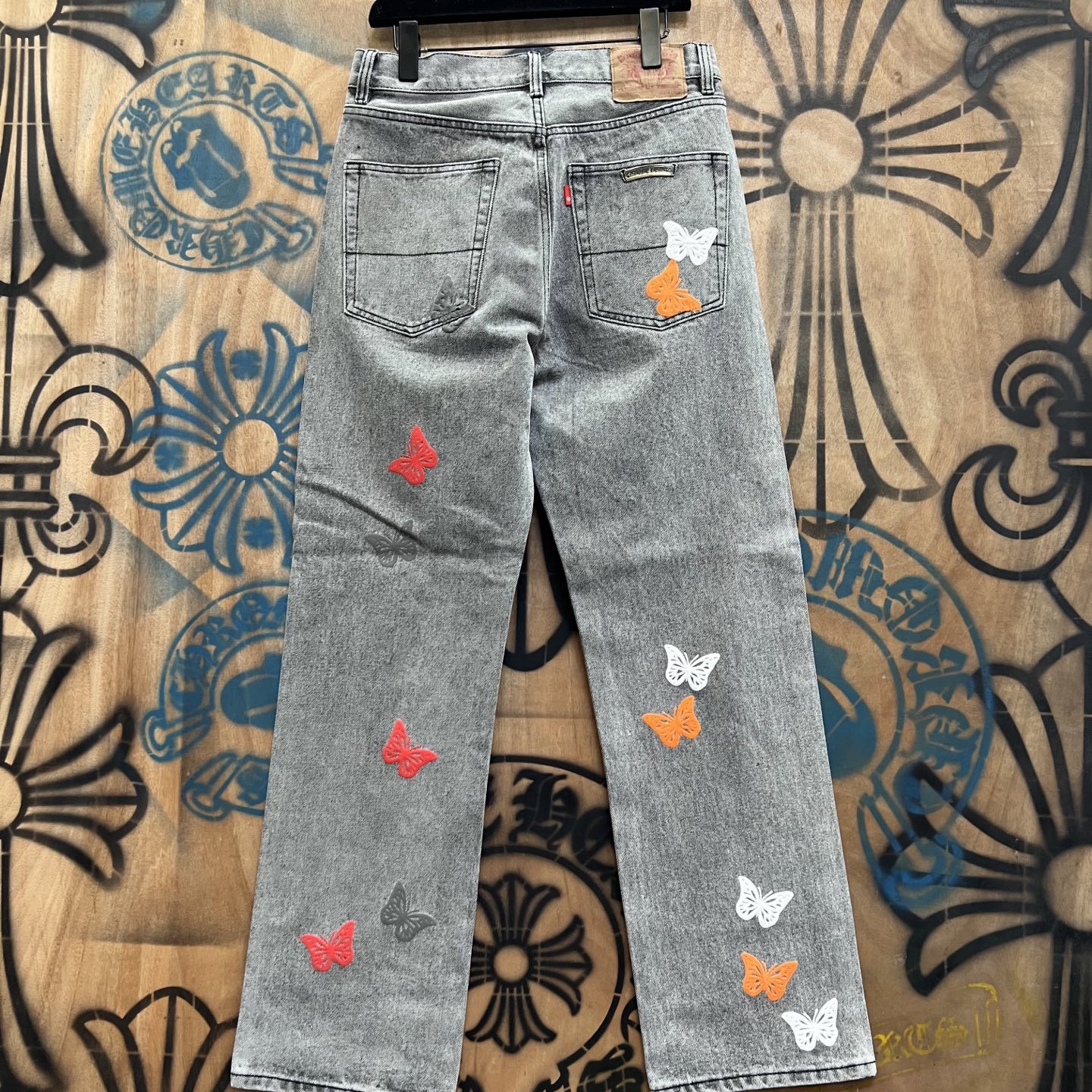 Cheap Chrome Hearts Jeans in 216304, $80 USD- [IB216304] - Replica Chrome Hearts Jeans