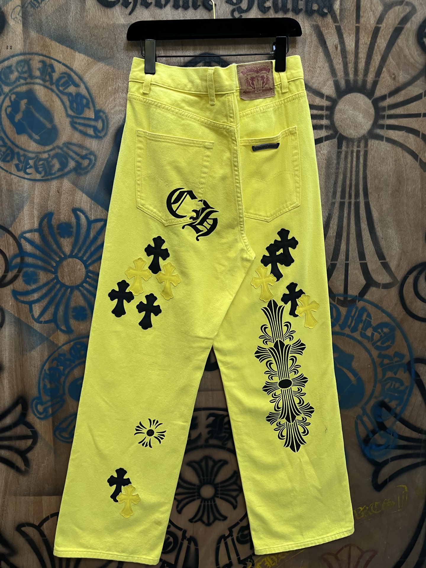 Cheap Chrome Hearts Jeans in 216323, $80 USD- [IB216323] - Replica Chrome Hearts Jeans