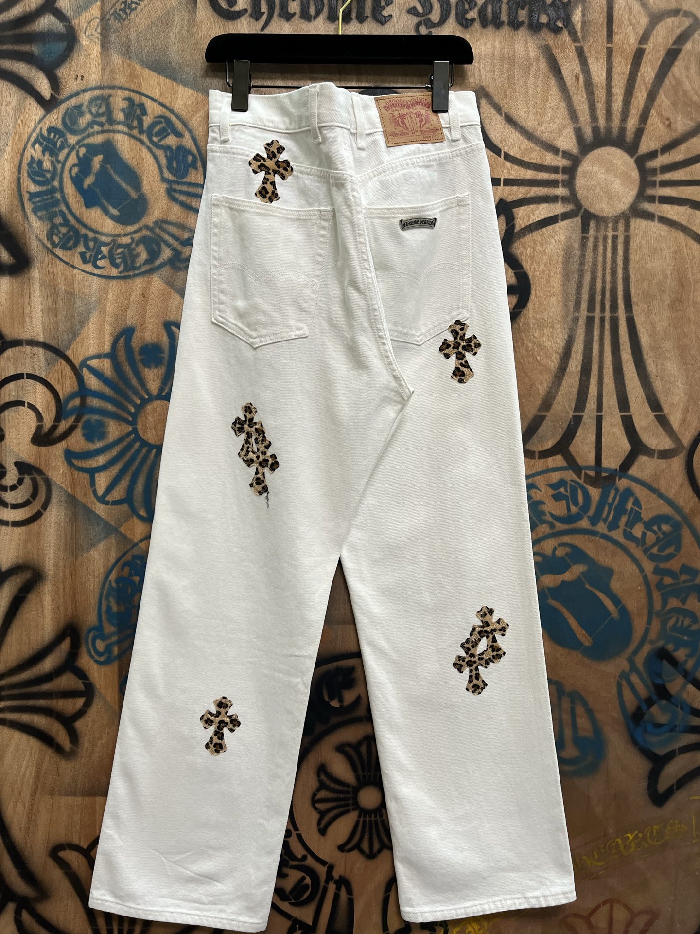Cheap Chrome Hearts Jeans in 216324, $80 USD- [IB216324] - Replica Chrome Hearts Jeans