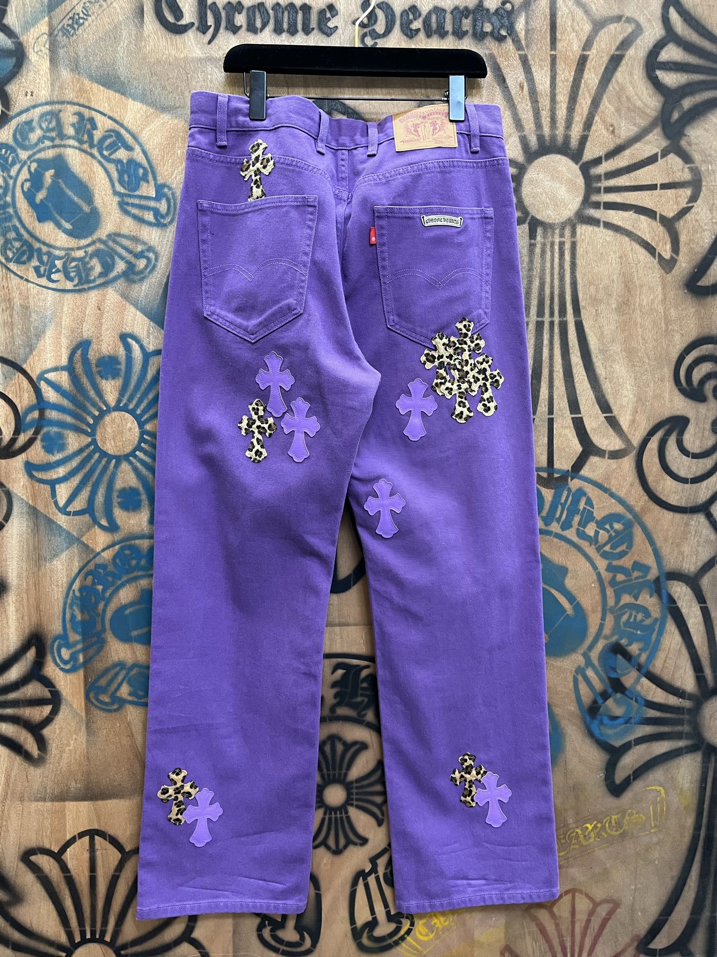 Cheap Chrome Hearts Jeans in 216372, $80 USD- [IB216372] - Replica Chrome Hearts Jeans