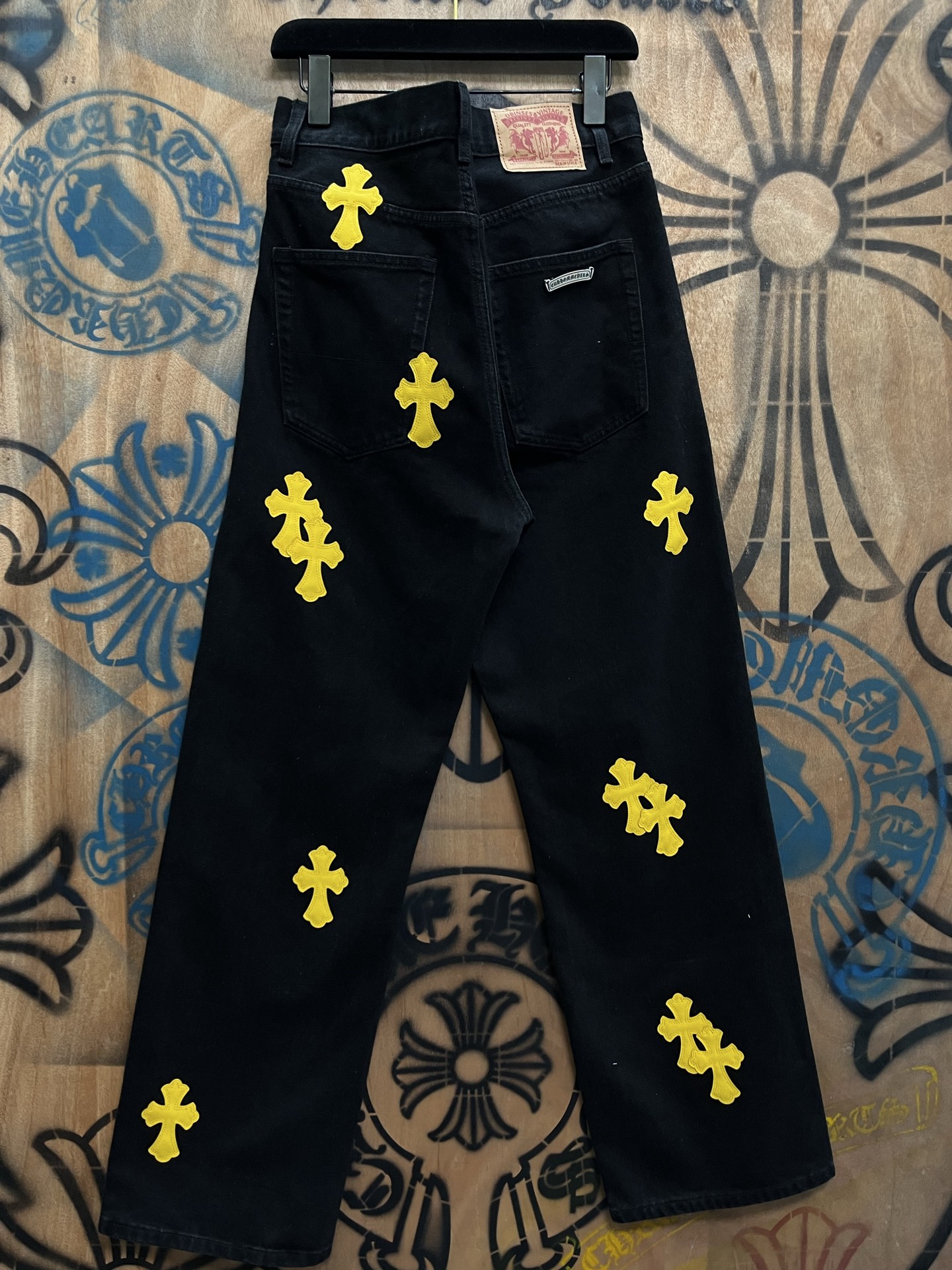 Cheap Chrome Hearts Jeans in 216378, $80 USD- [IB216378] - Replica Chrome Hearts Jeans