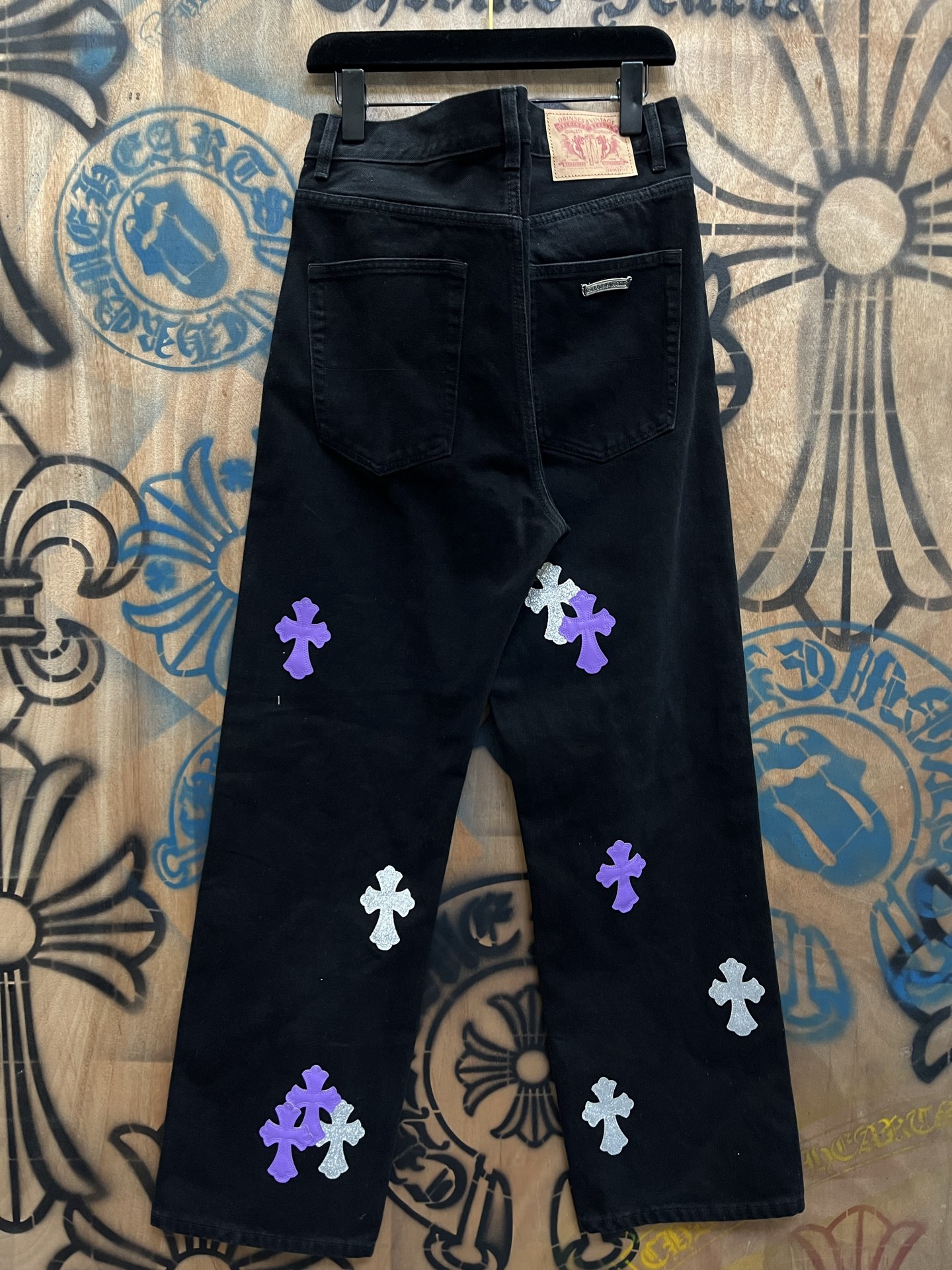 Cheap Chrome Hearts Jeans in 216380, $80 USD- [IB216380] - Replica Chrome Hearts Jeans